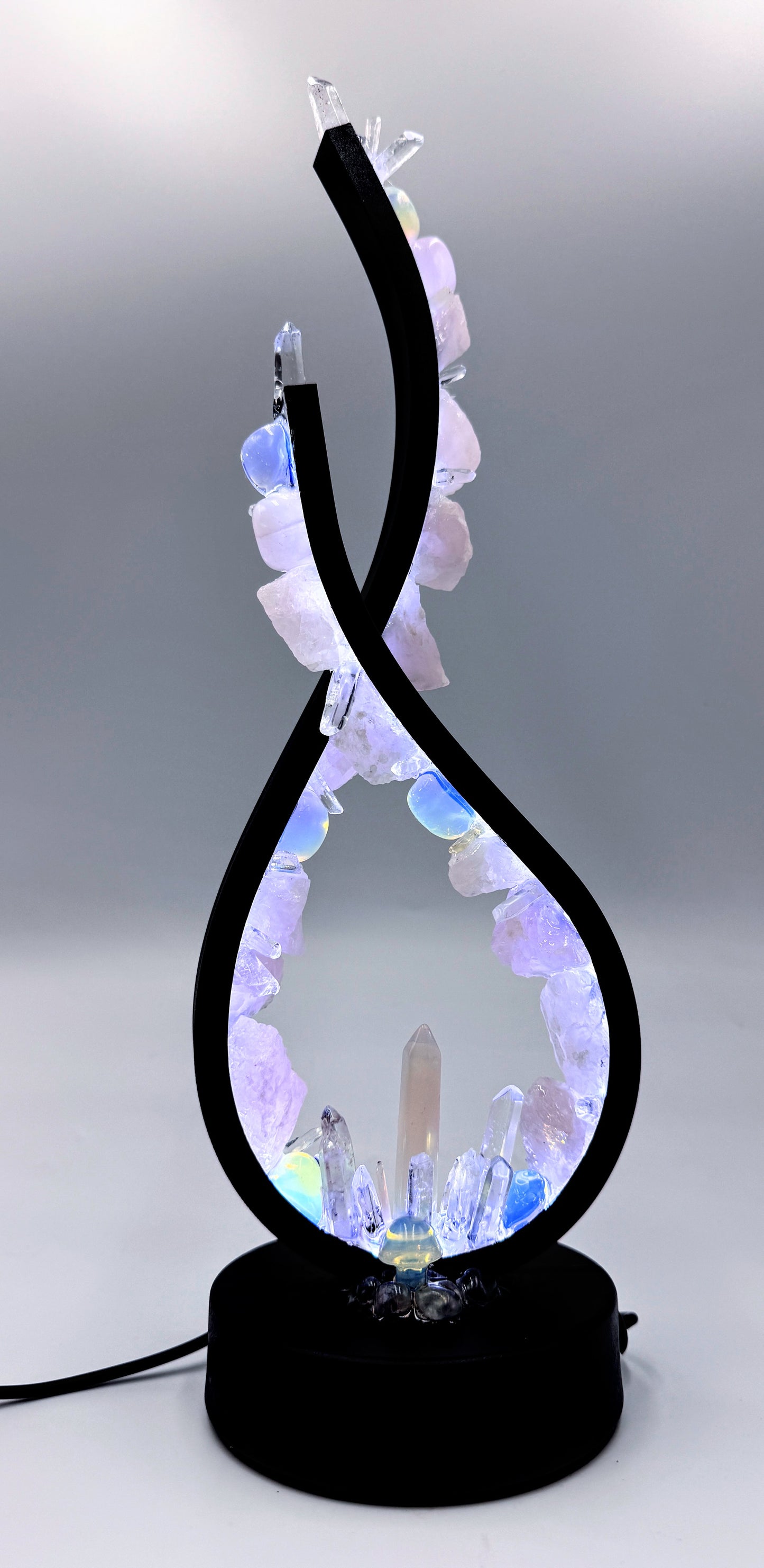 Flame Crystal Lamp “Eternal Flame”
