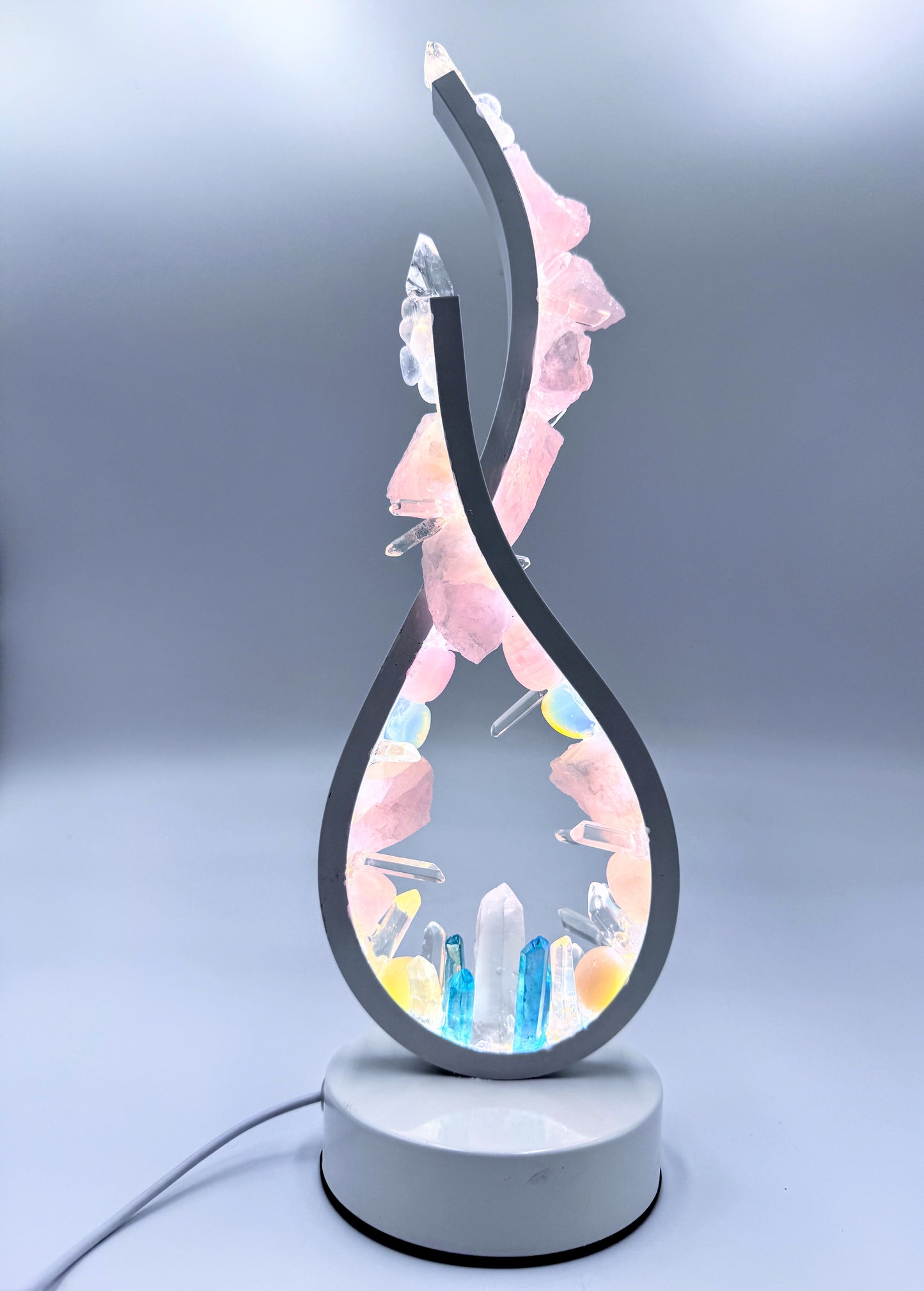 Flame Crystal Lamp “Eternal Flame”