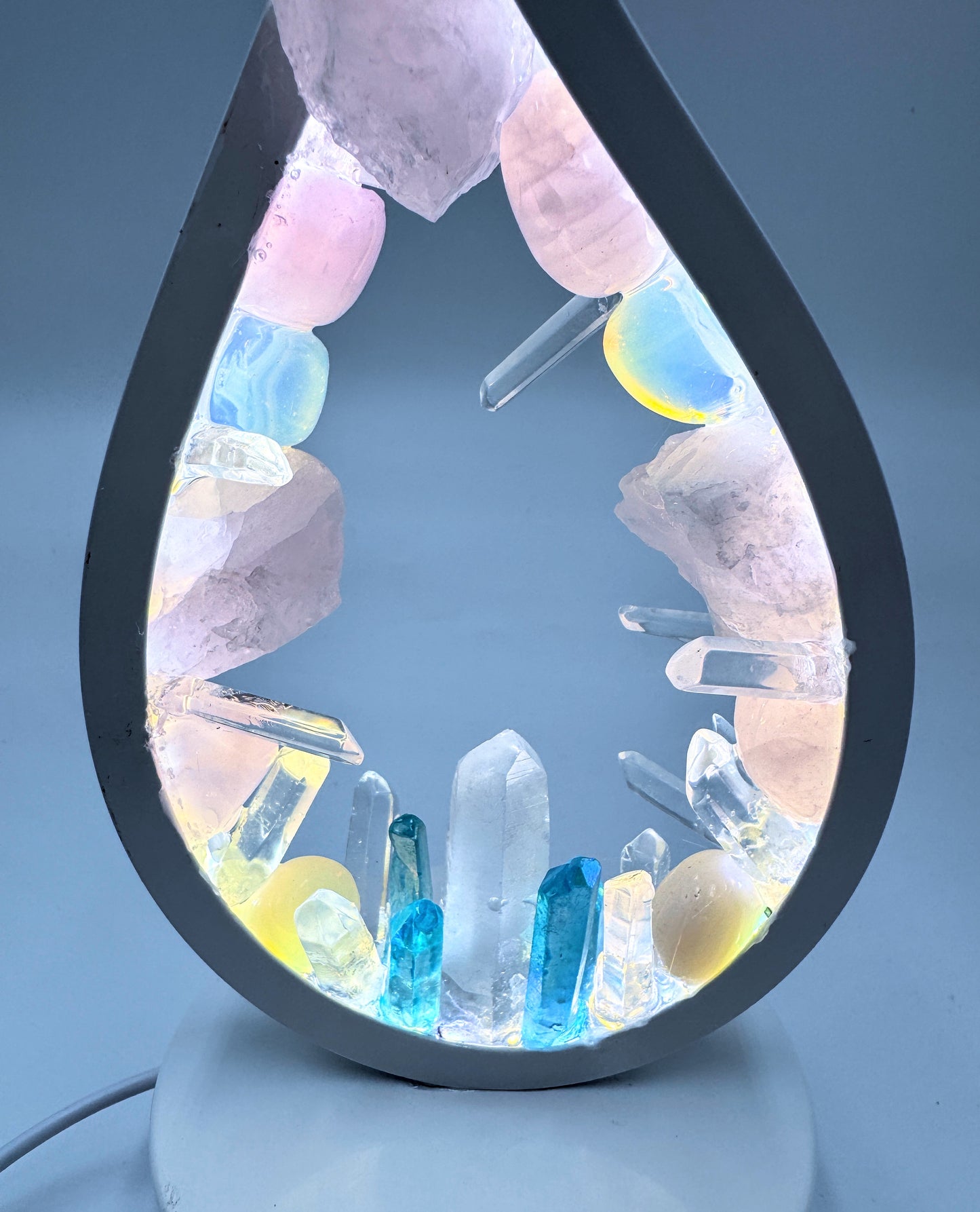 Flame Crystal Lamp “Eternal Flame”