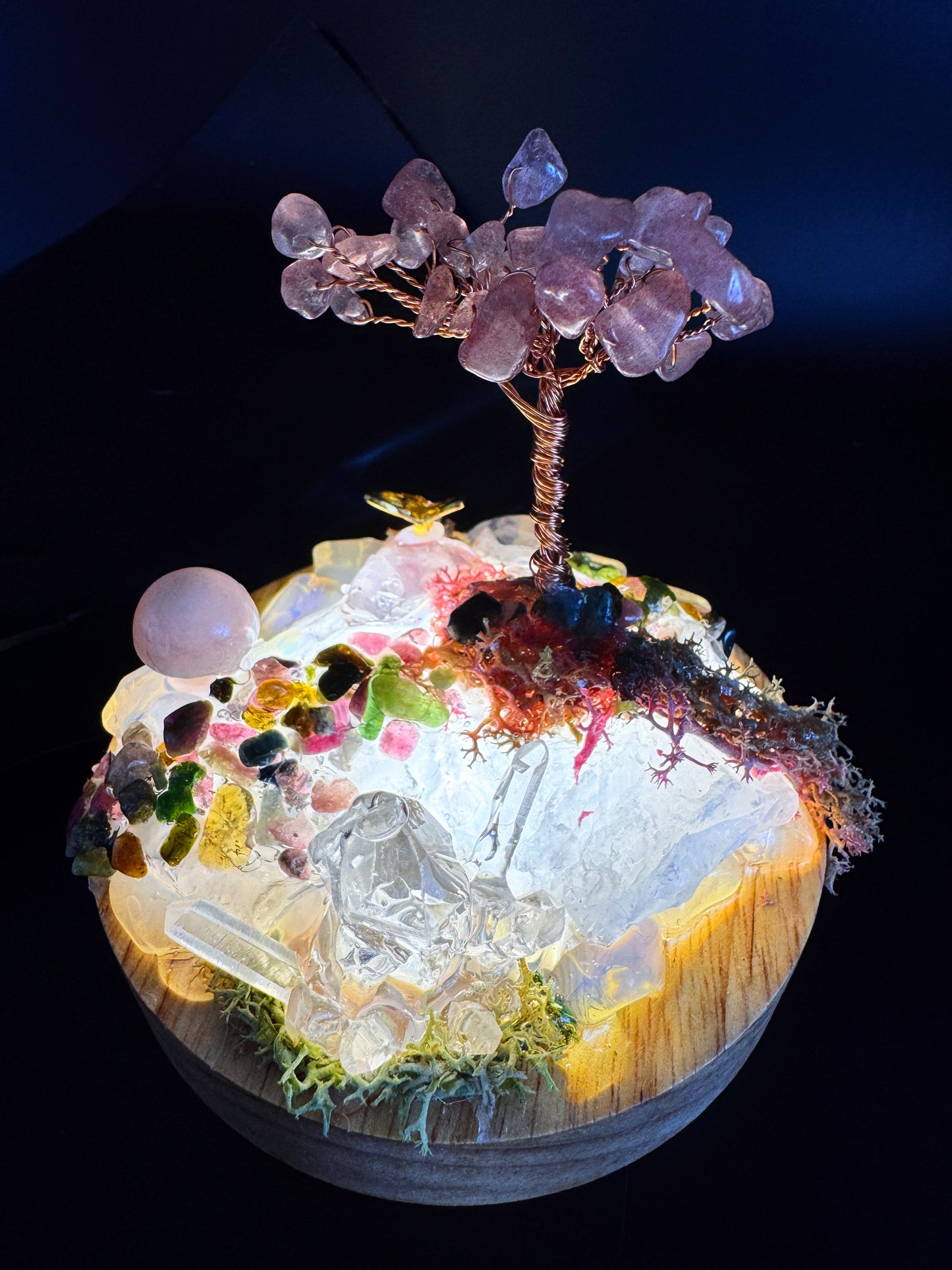 Crystal Lamp Garden 6 (10cm)