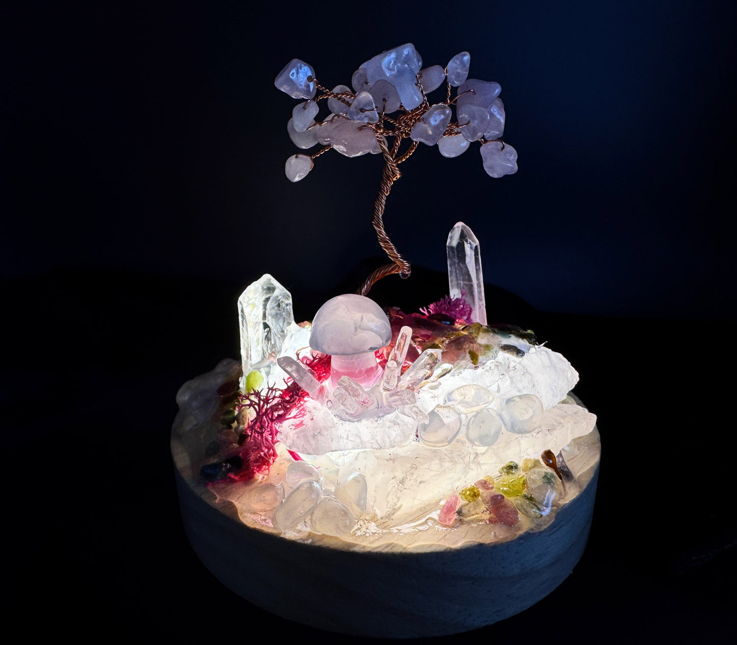 Crystal Lamp Garden 4 (10cm)