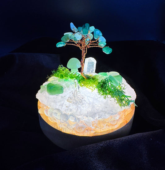 Crystal Lamp Garden 7 (10cm)