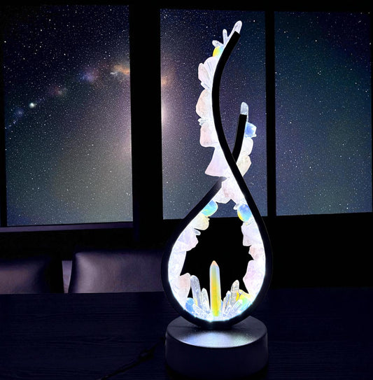 Flame Crystal Lamp “opal Flame”