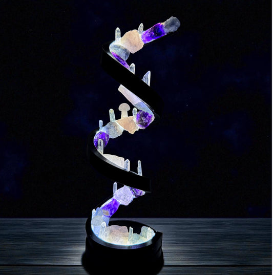 Crystal Spiral Lamp “mystic Spiral”