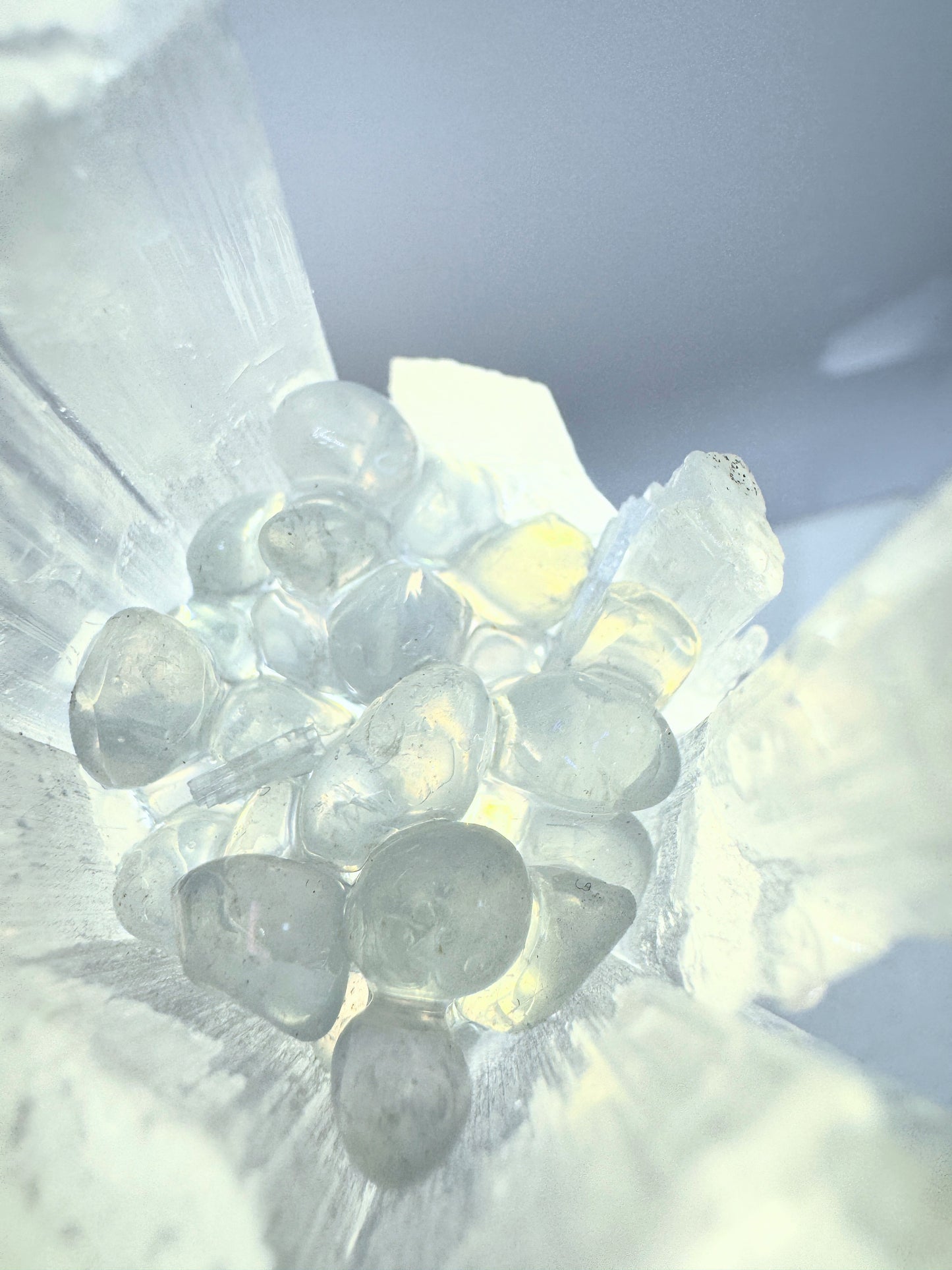 Selenite lamp (6cm base) 1