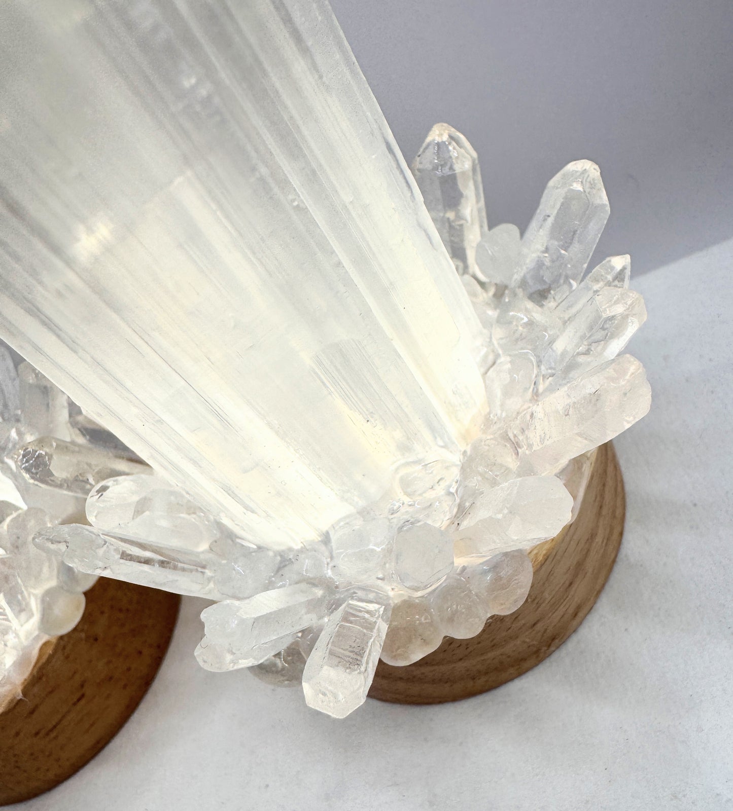 Selenite lamp (6cm base) 1
