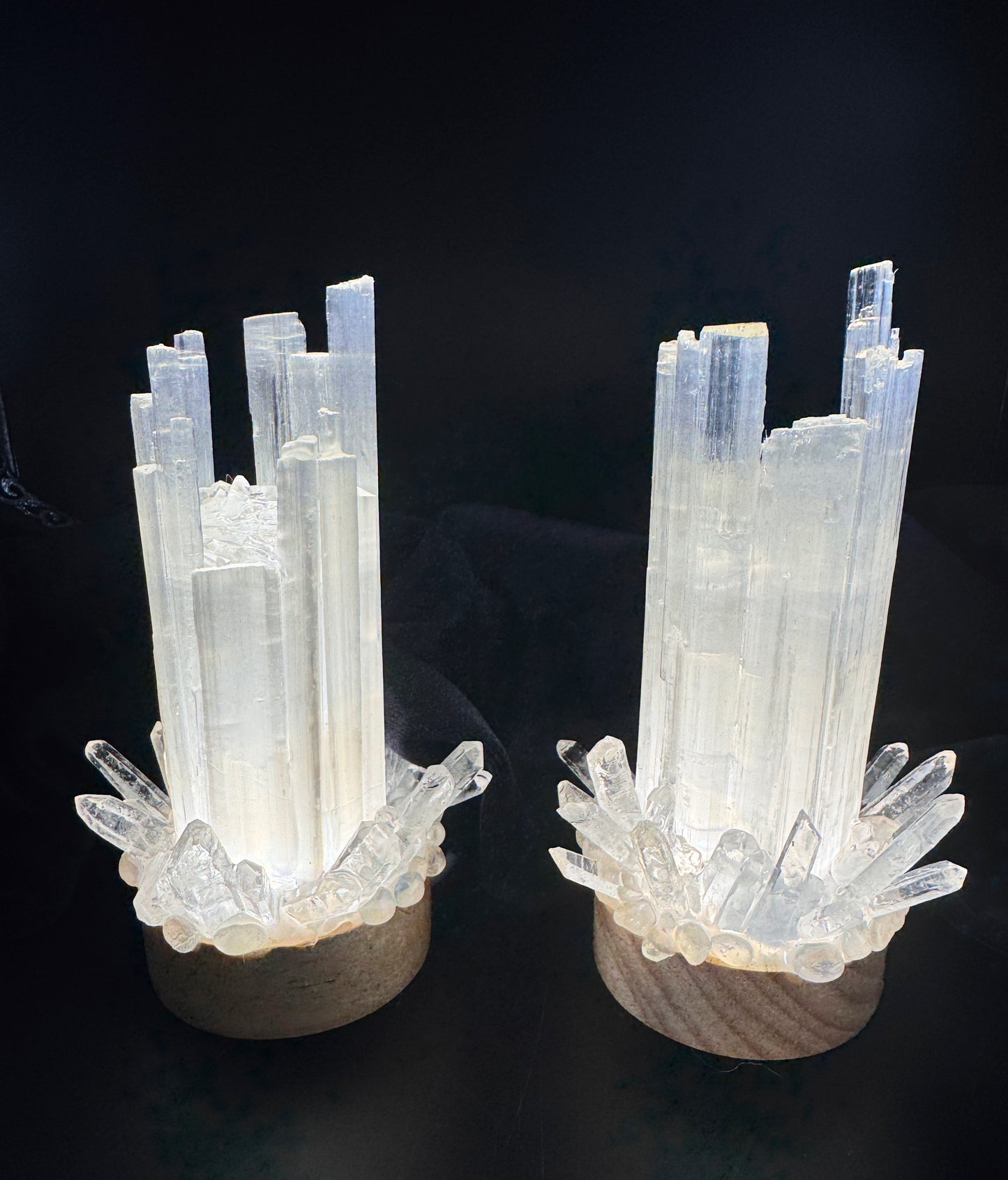 Selenite lamp (6cm base) 1