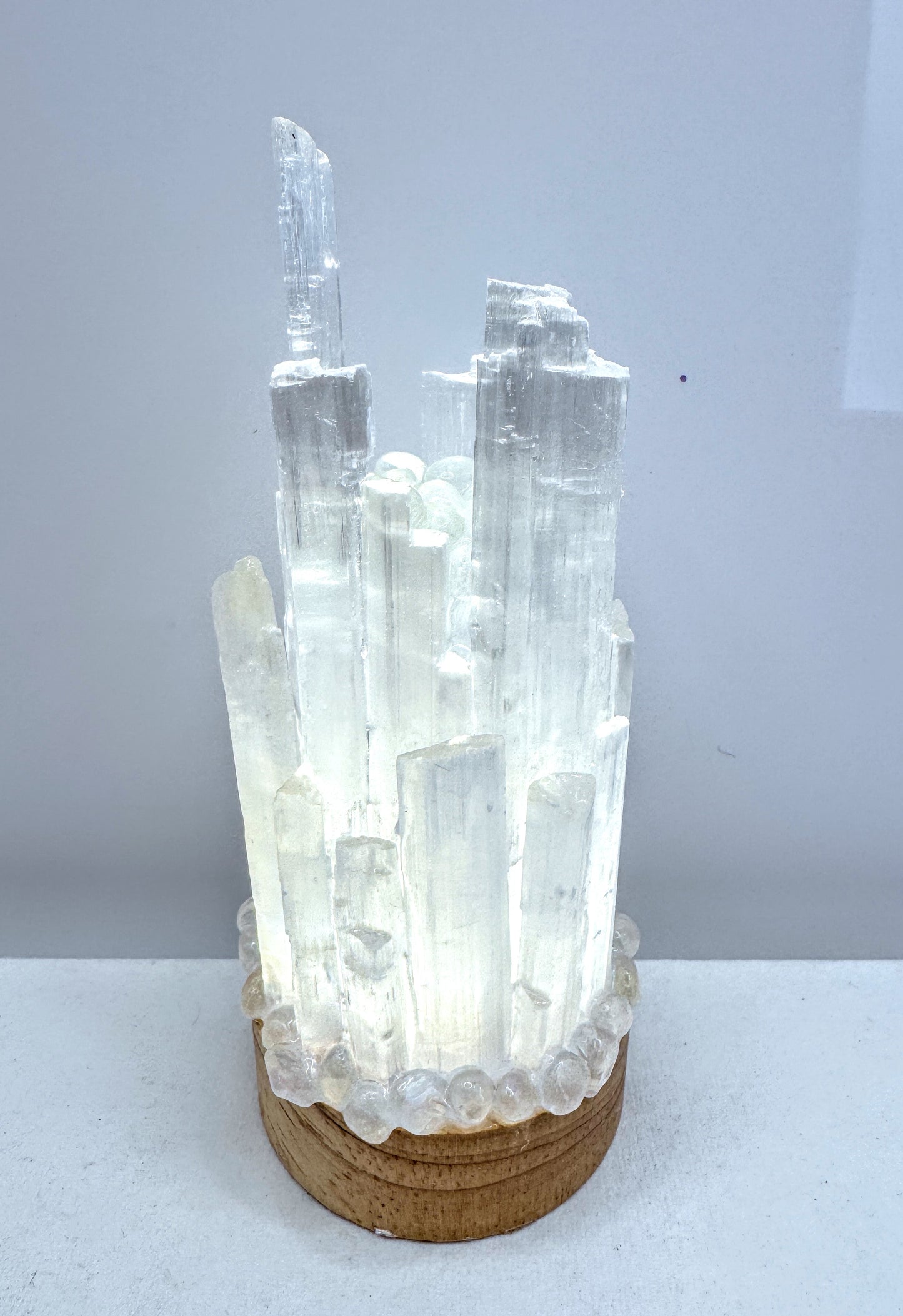 Selenite Lamp (6cm base) 2