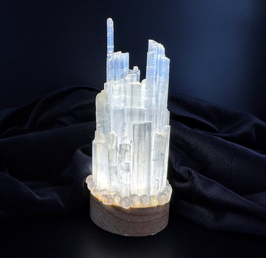 Selenite Lamp (6cm base) 2