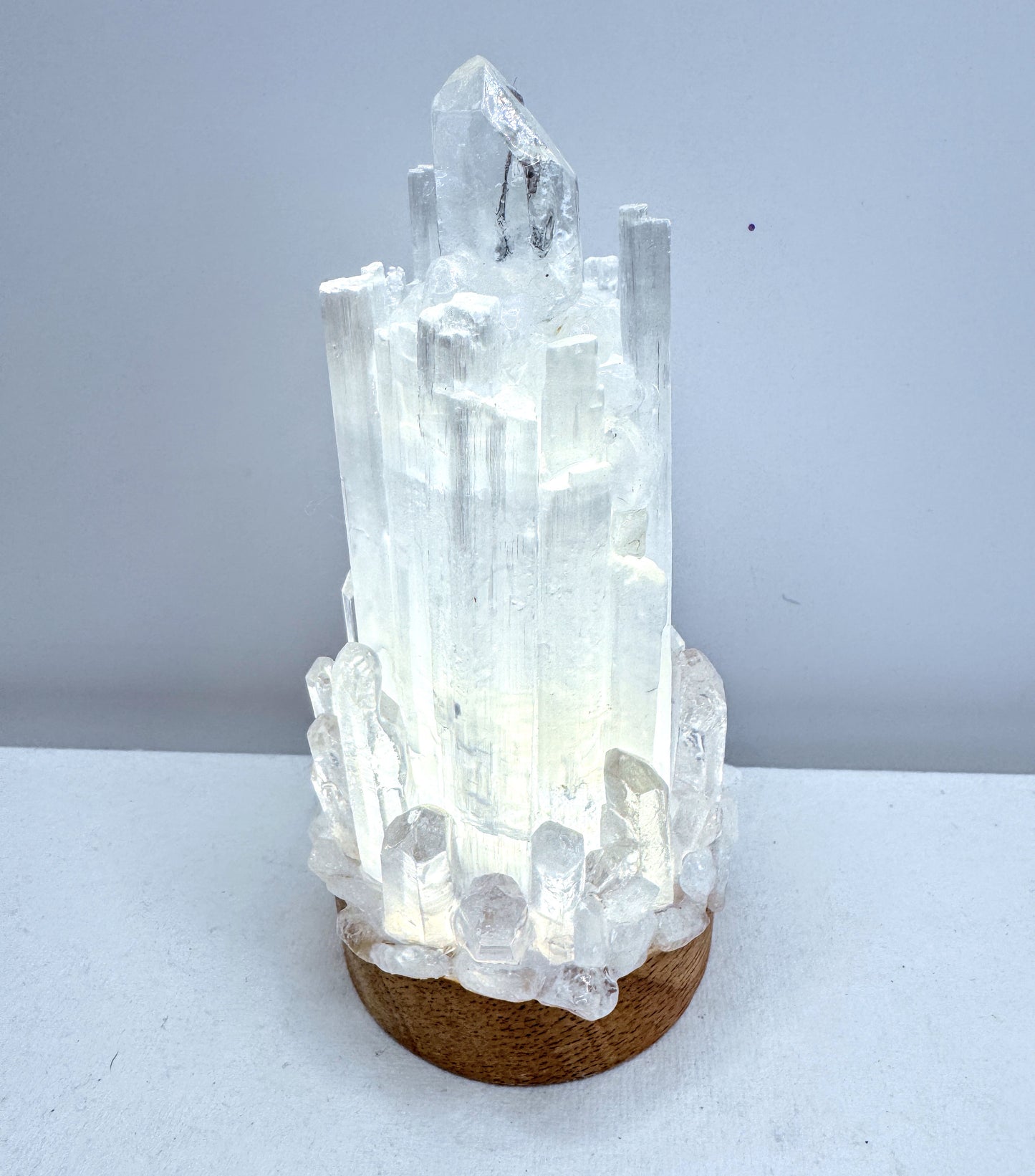 Selenite Lamp ( 6cm base) 3