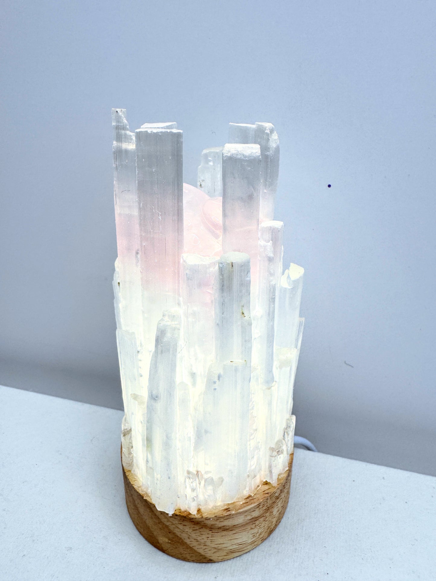 Selenite Lamp (6cm base) 4