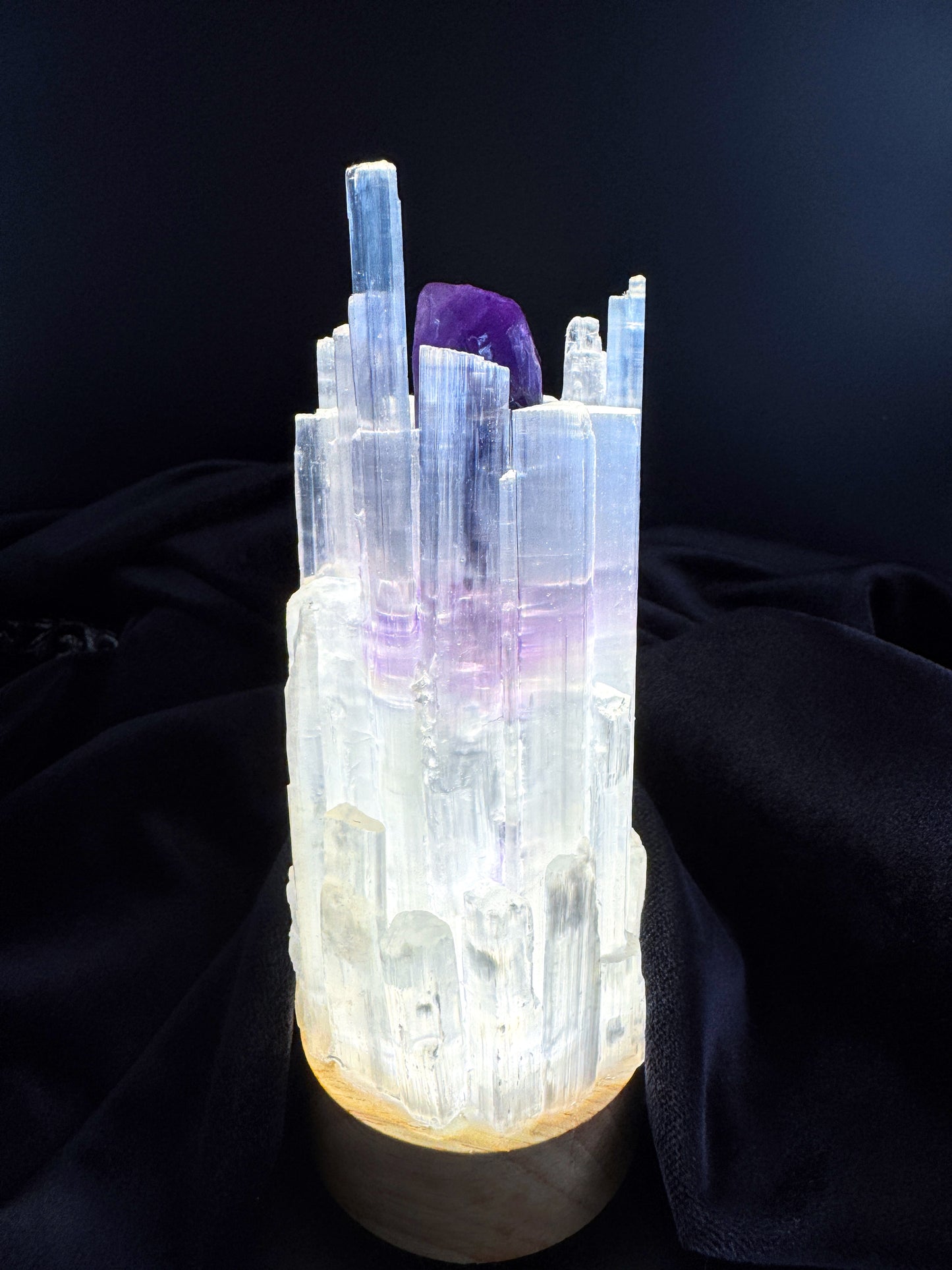 Selenite Lamp (6cm base) 5