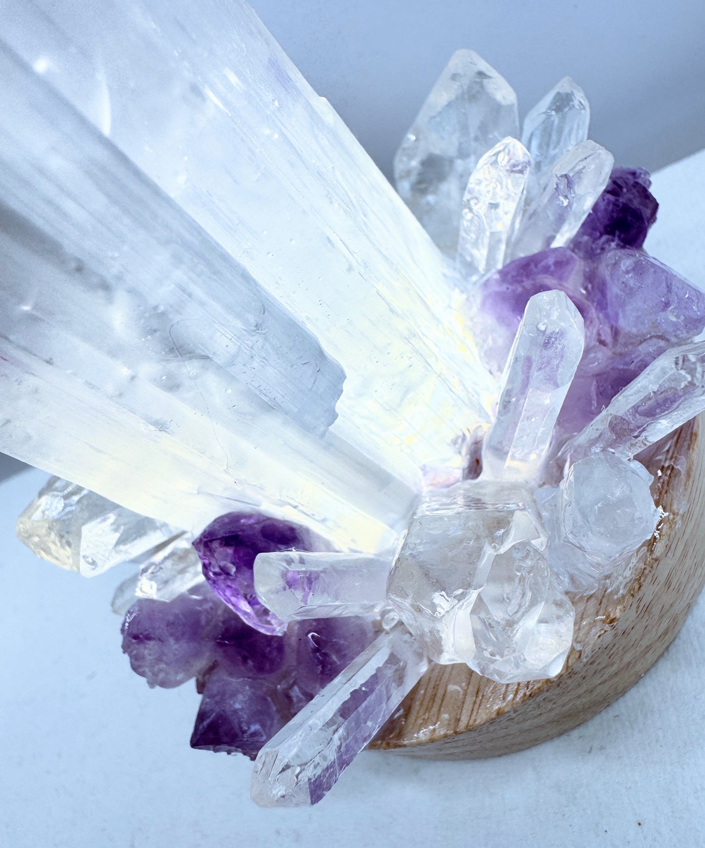 Selenite Lamp (8cm base)