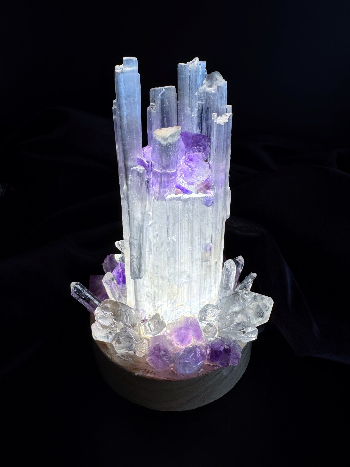 Selenite Lamp (8cm base)