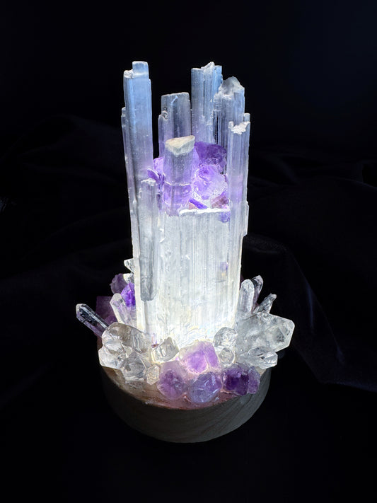 Selenite Lamp (8cm base)