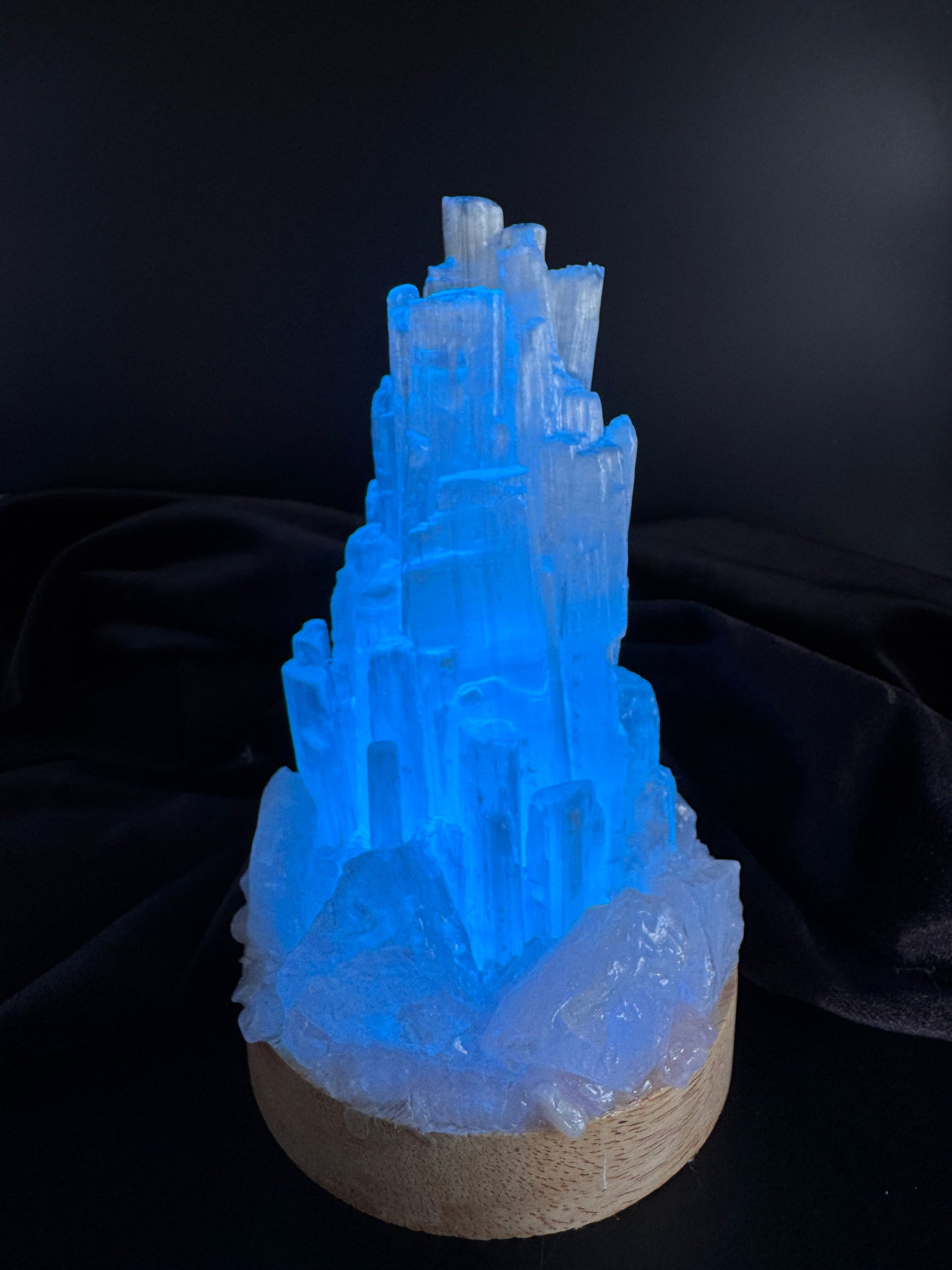 Rainbow Selenite Lamp ( 10 cm base) 2