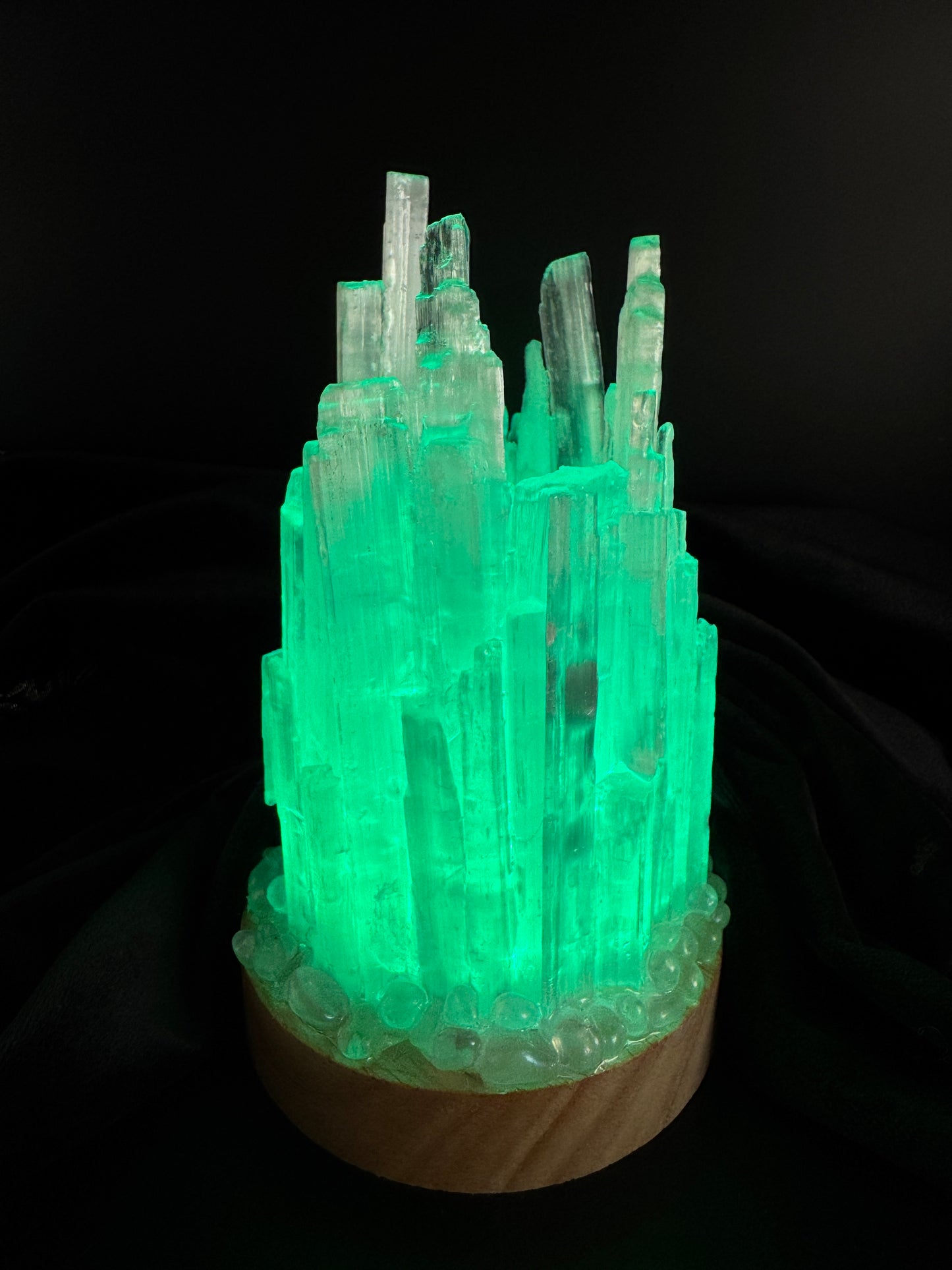 Rainbow Selenite Lamp ( 10 cm base) 2