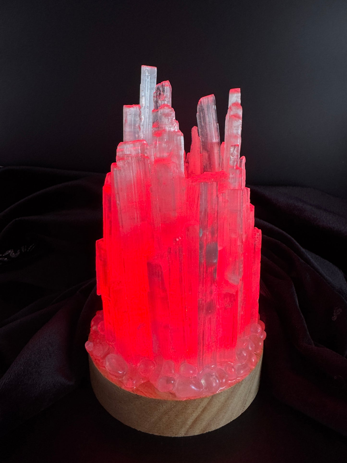 Rainbow Selenite Lamp ( 10 cm base) 2