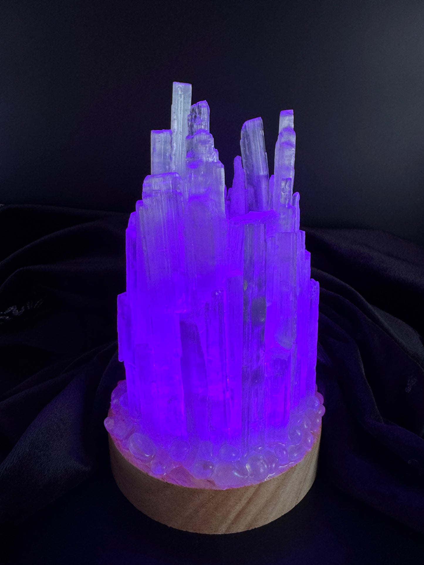 Rainbow Selenite Lamp ( 10 cm base) 2