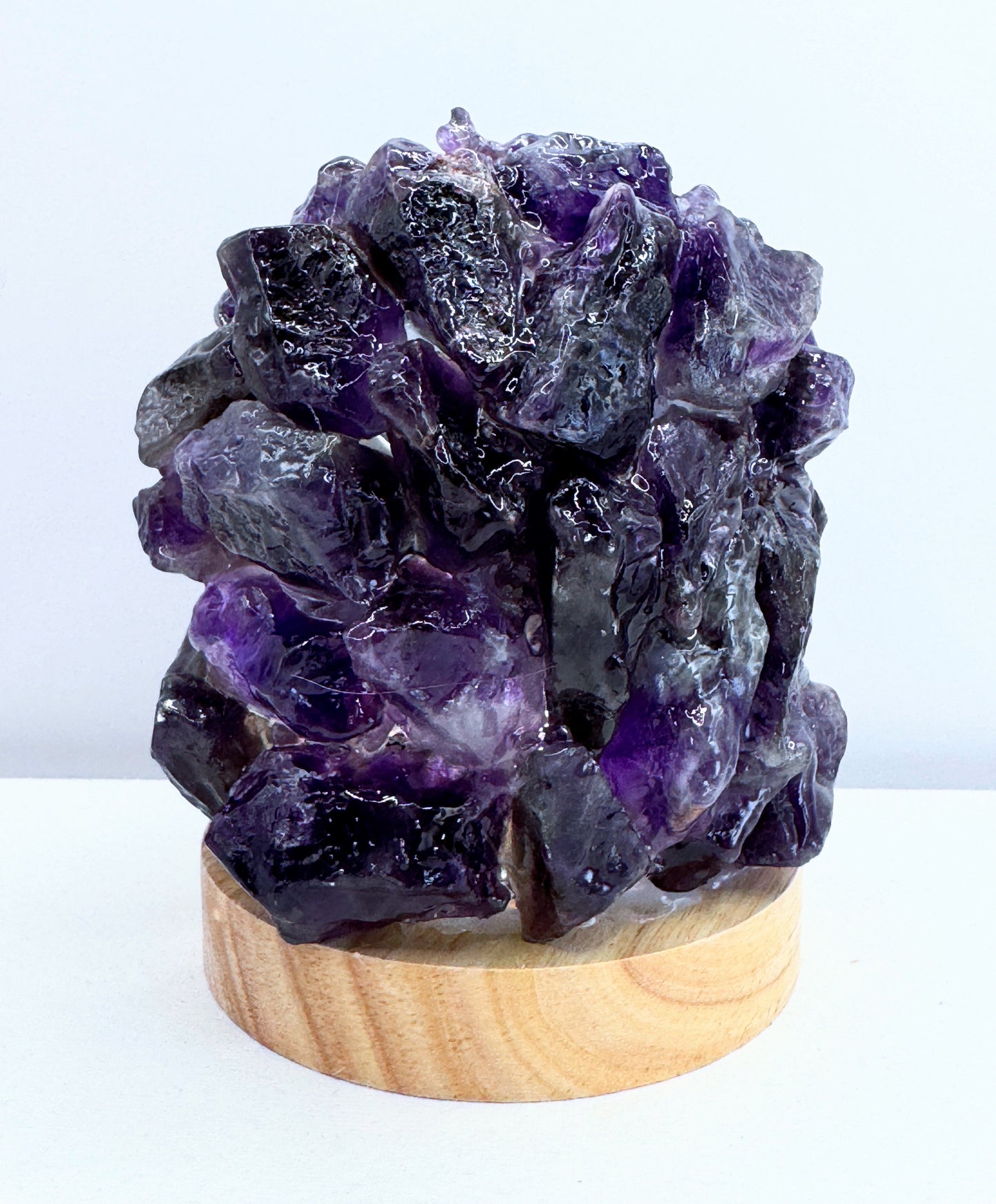 Dark Amethyst Dome Lamp