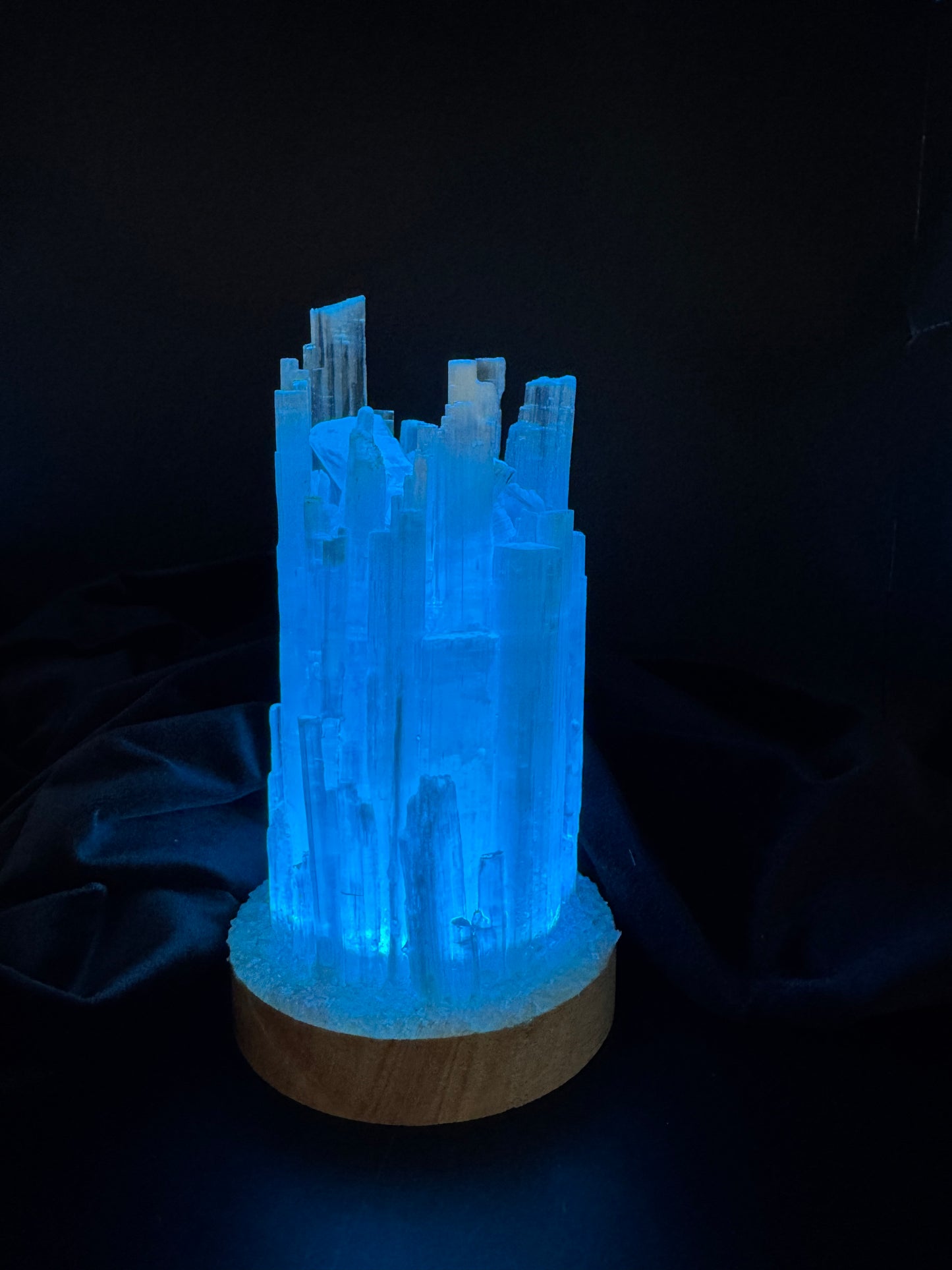 Rainbow Selenite Lamp (10cm base) 4