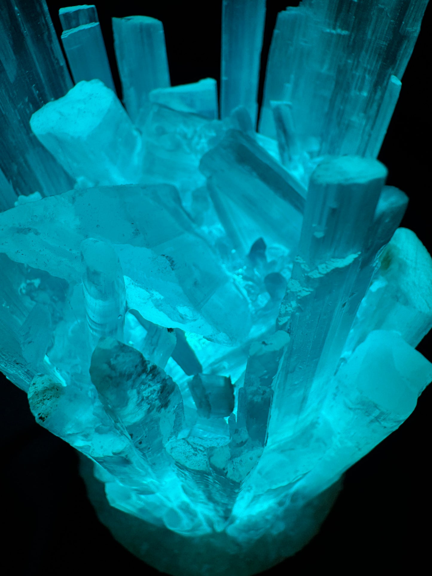 Rainbow Selenite Lamp (10cm base) 4