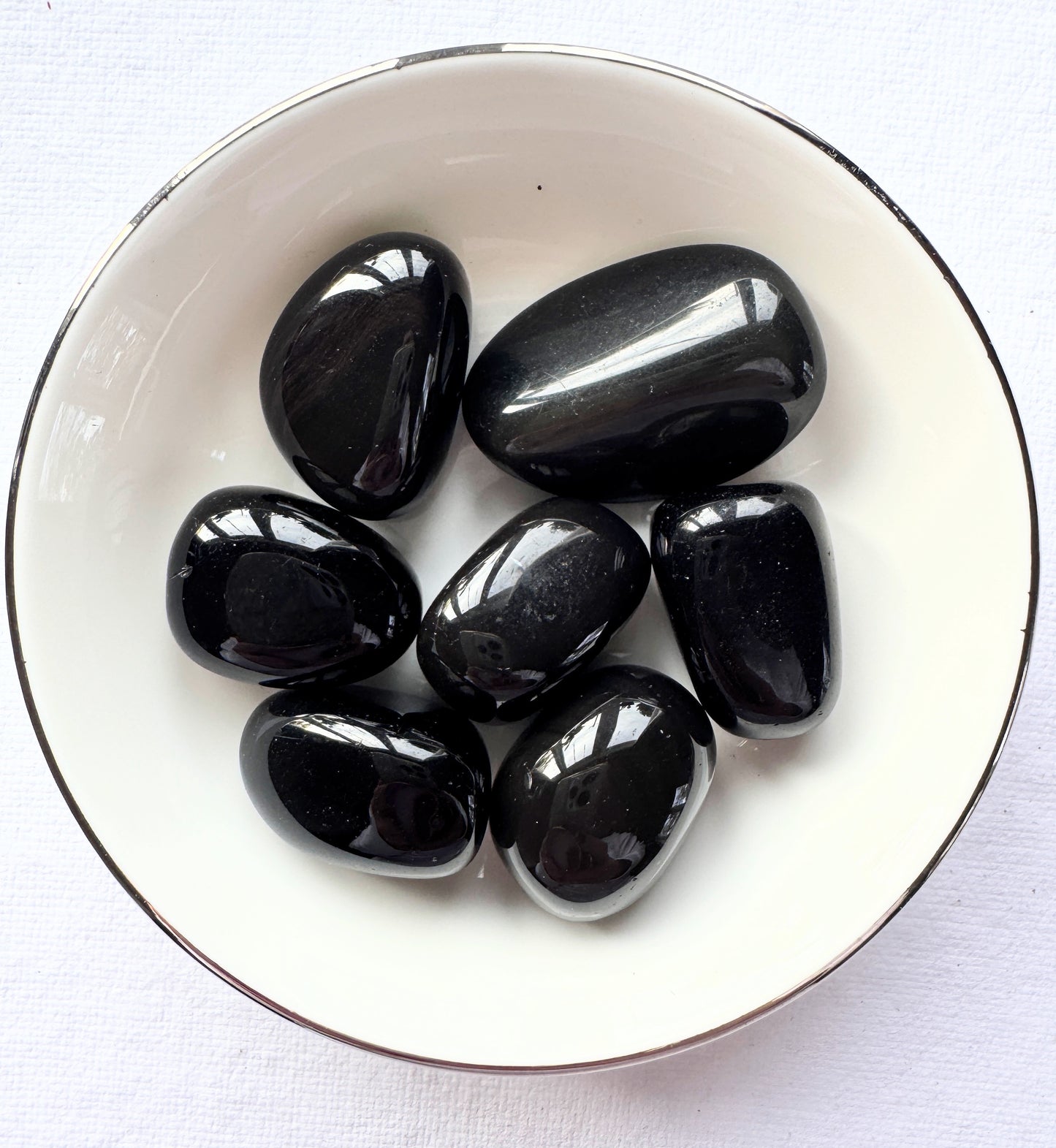 Black Obsidian Tumbled