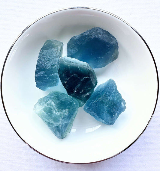 Rough Blue Fluorite Medium