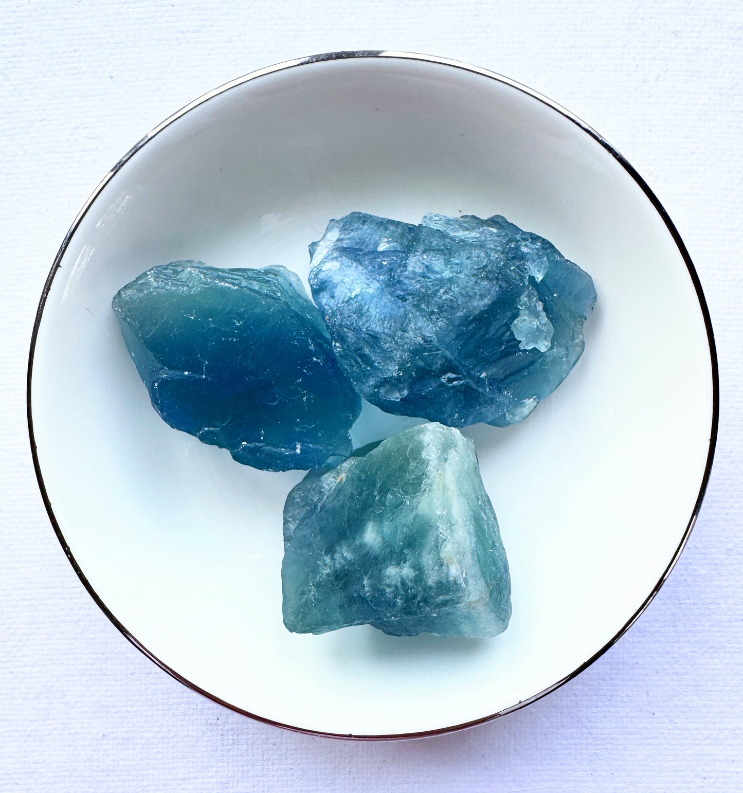 Rough Blue Fluorite Large