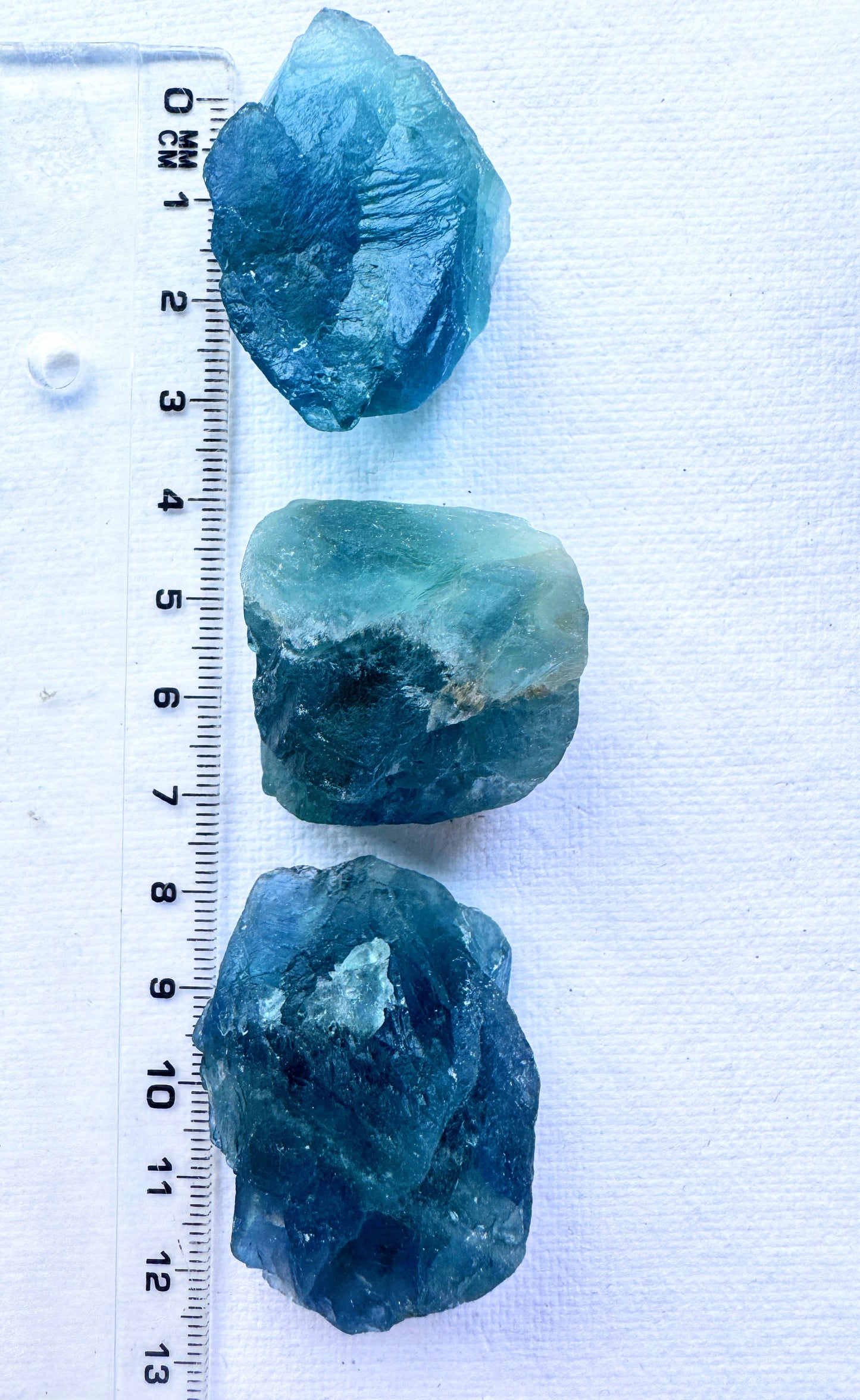 Rough Blue Fluorite Large