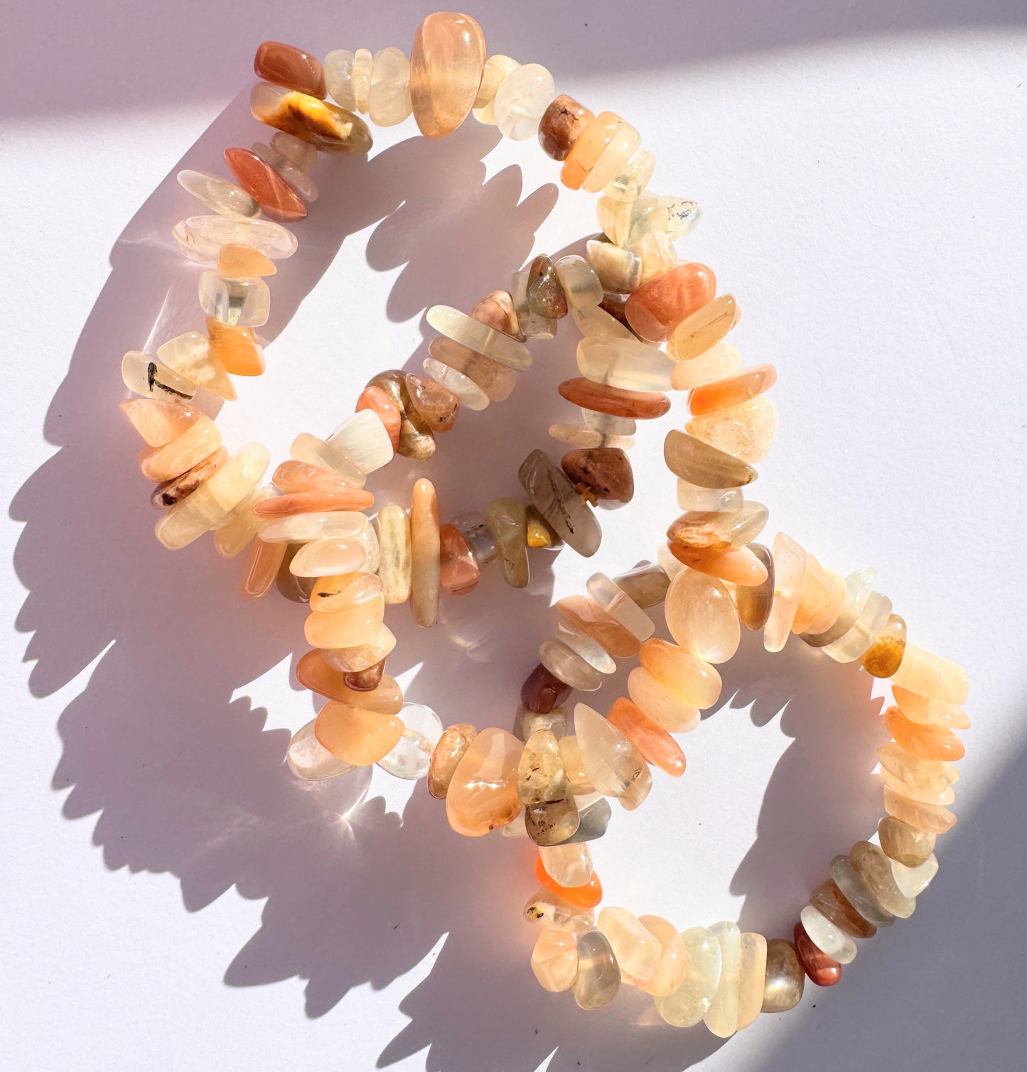 Crystal Chip Bracelets (larger chips)