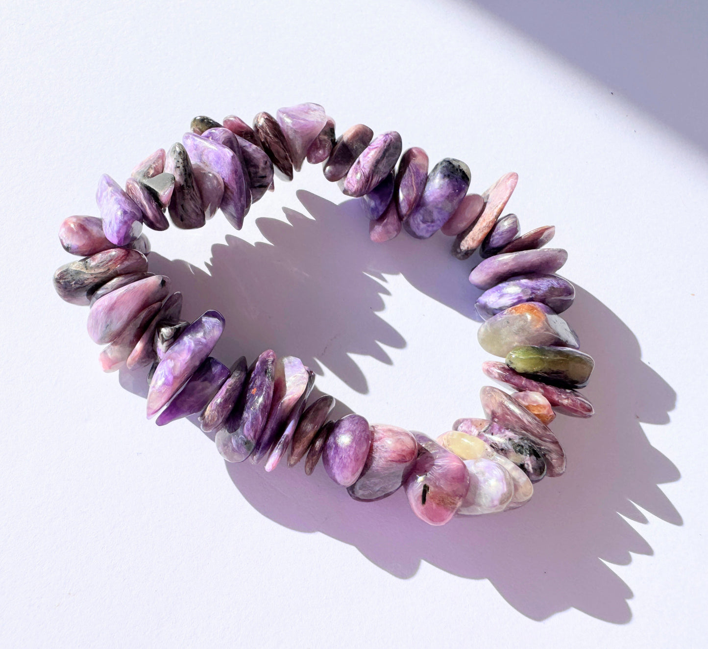 Crystal Chip Bracelets (larger chips)