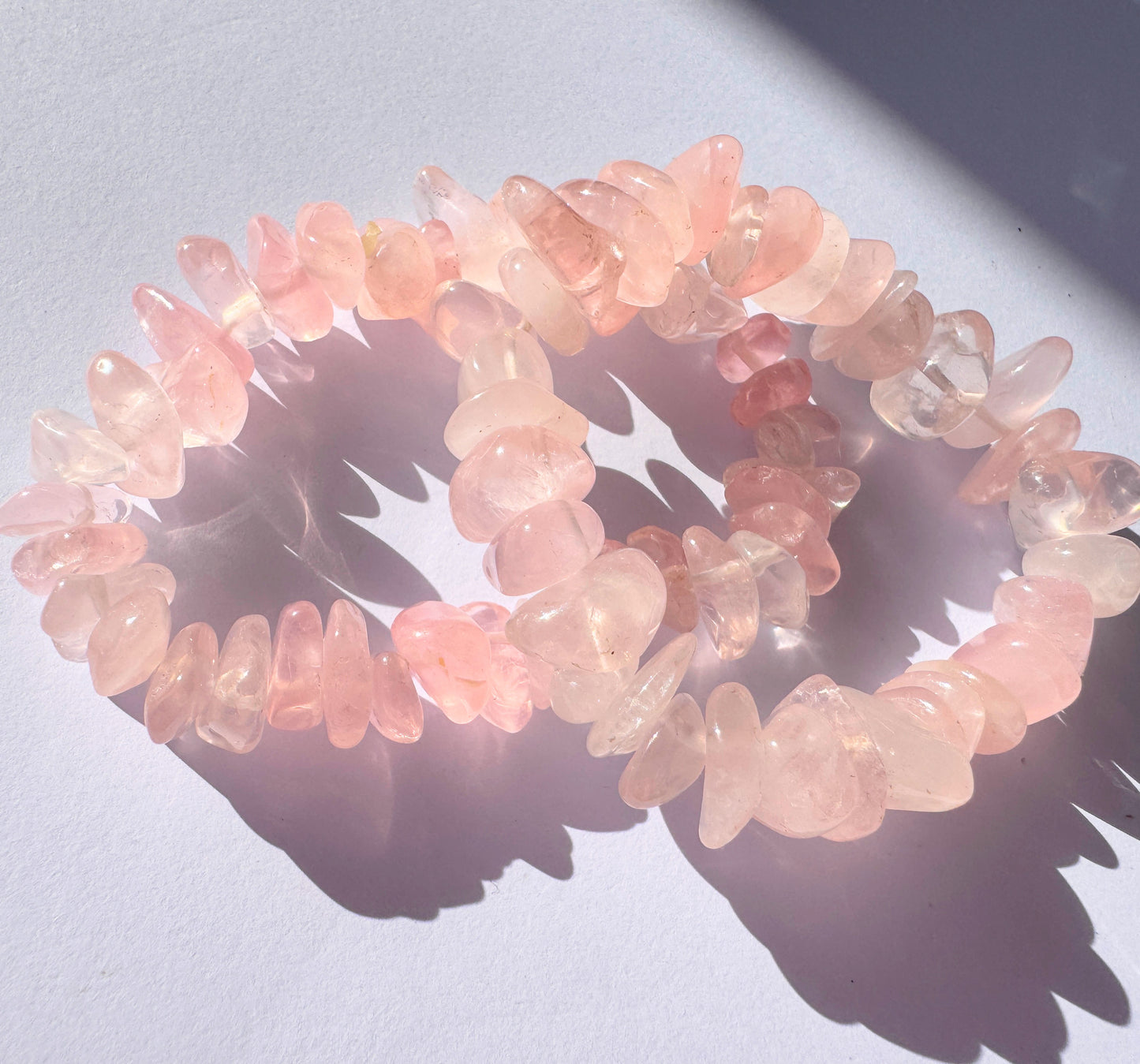 Crystal Chip Bracelets (larger chips)