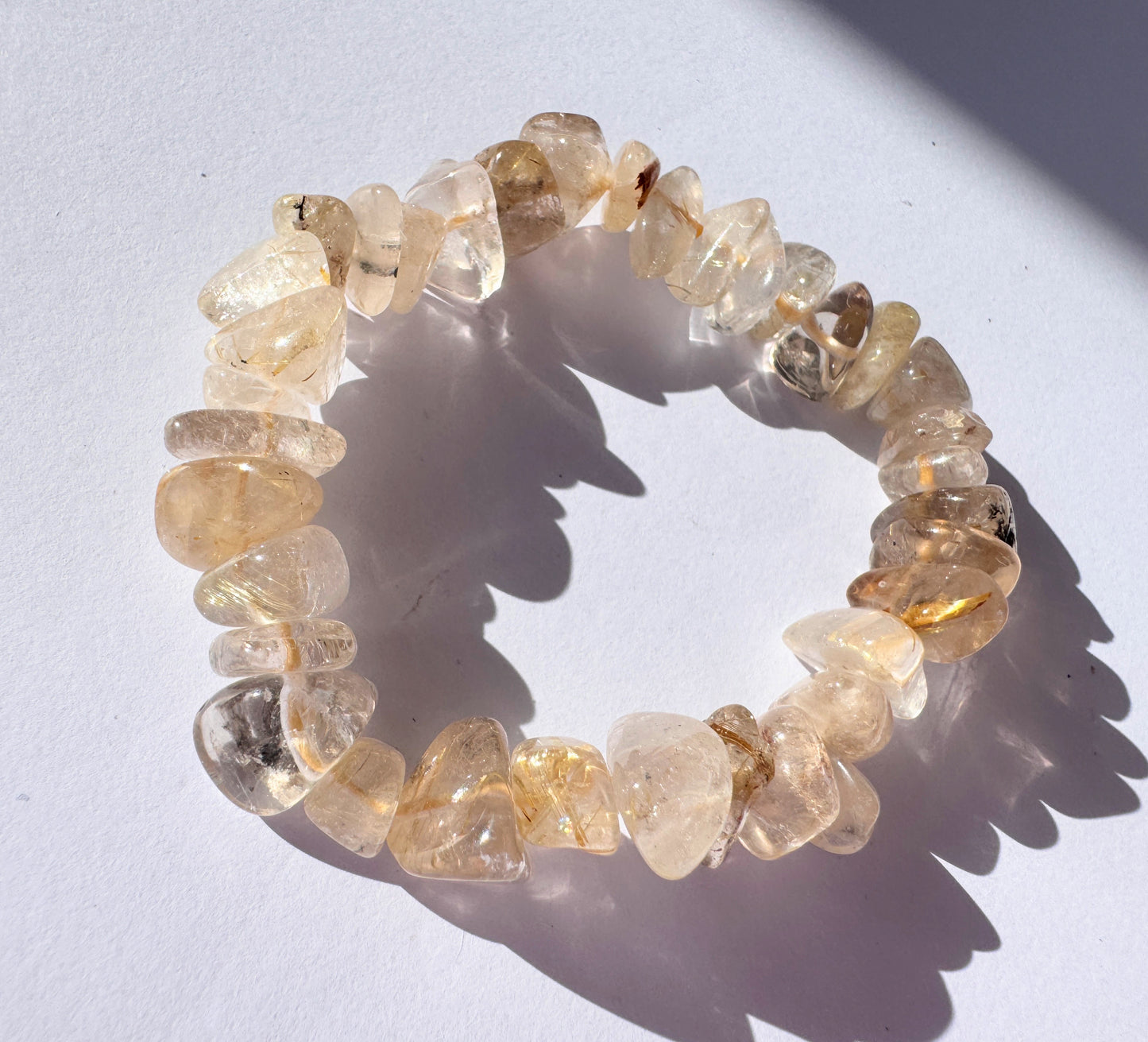 Crystal Chip Bracelets (larger chips)