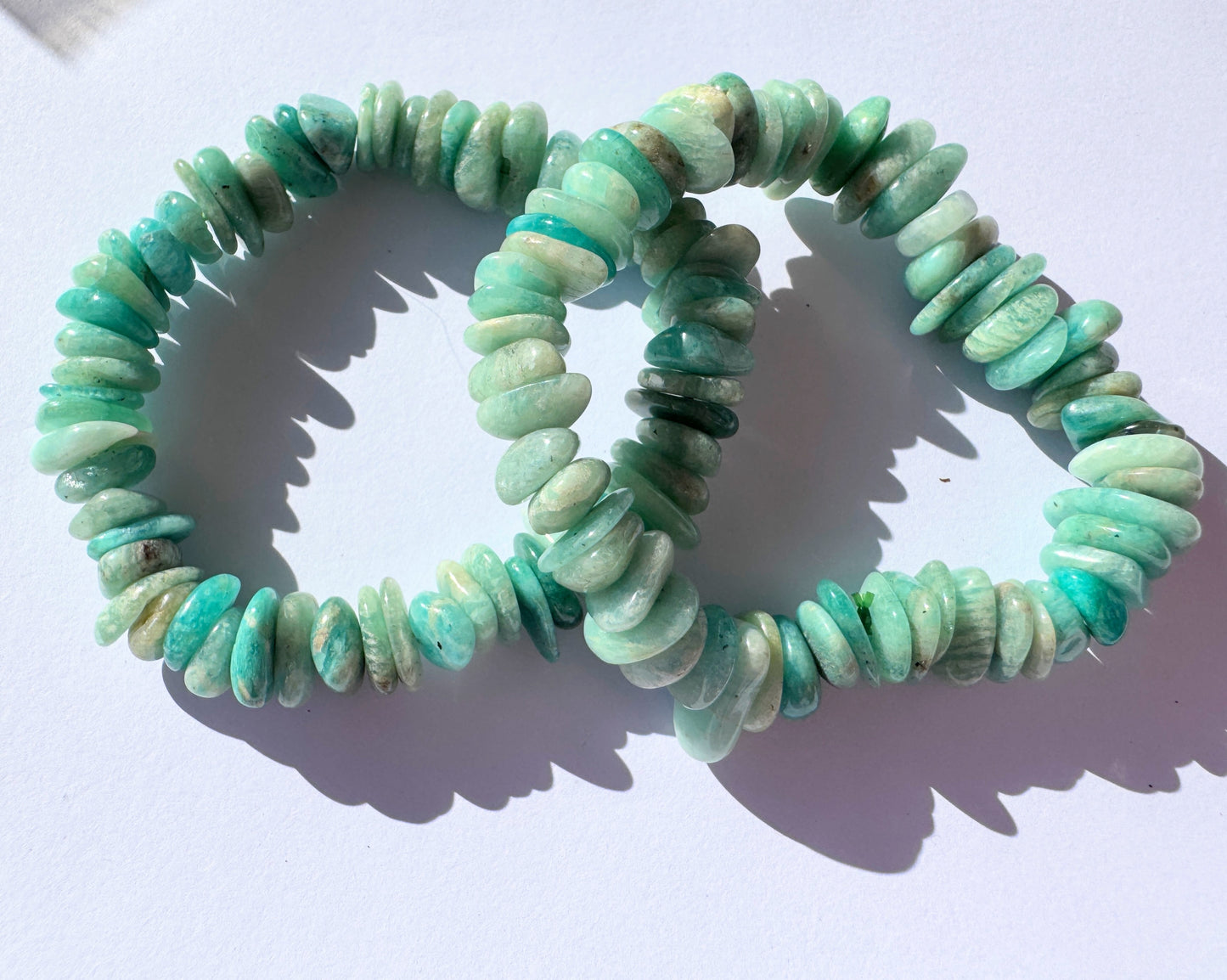 Crystal Chip Bracelets (larger chips)