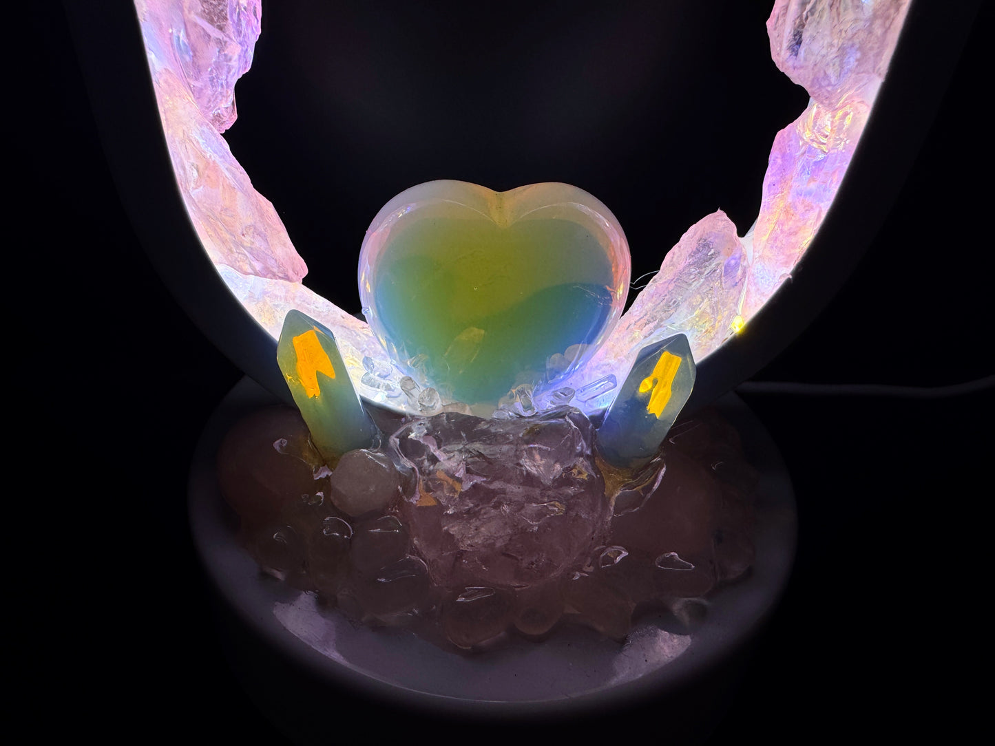 Goddess Glow Crystal Lamp.