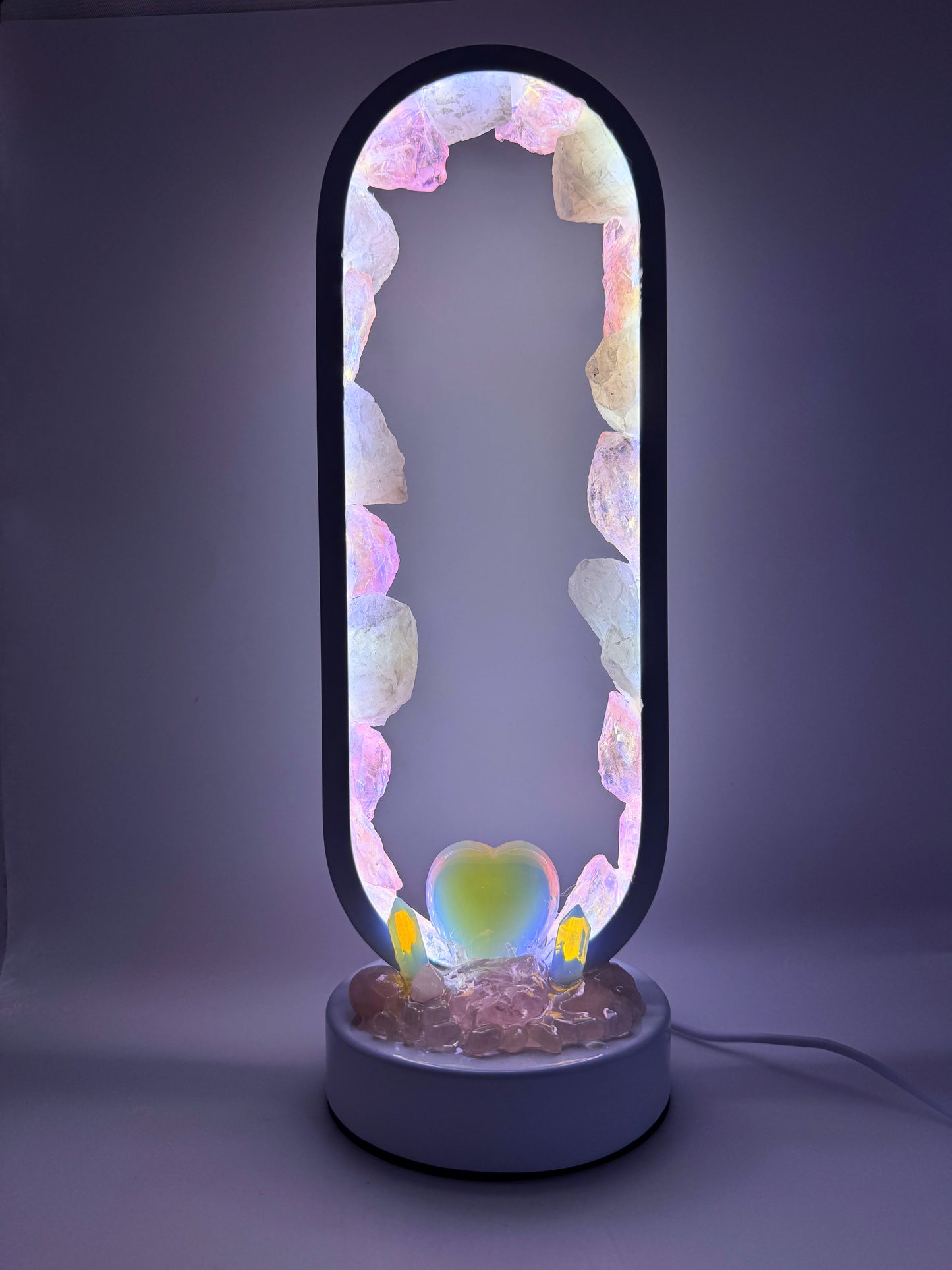 Goddess Glow Crystal Lamp.