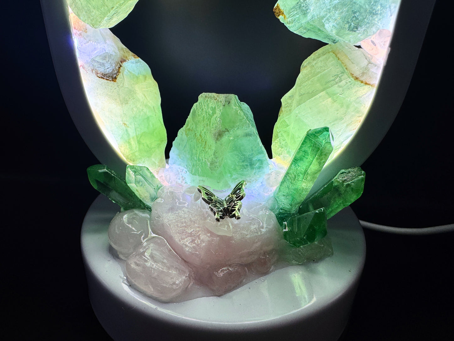 Fairy Grove Crystal Lamp