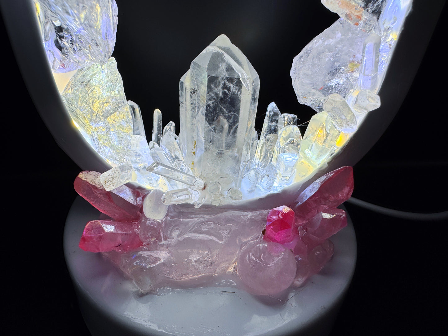 Moon Goddess Crystal Lamp