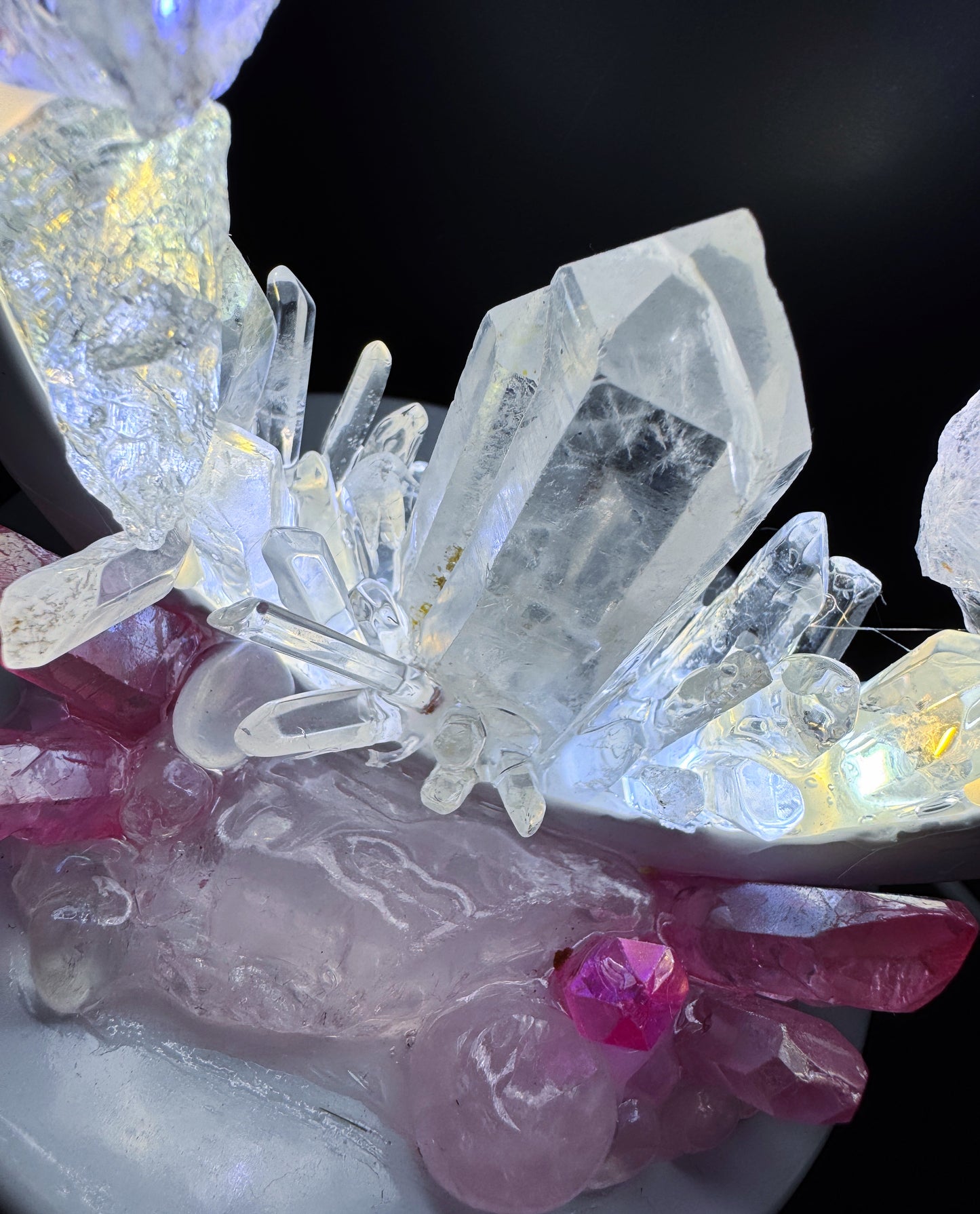 Moon Goddess Crystal Lamp