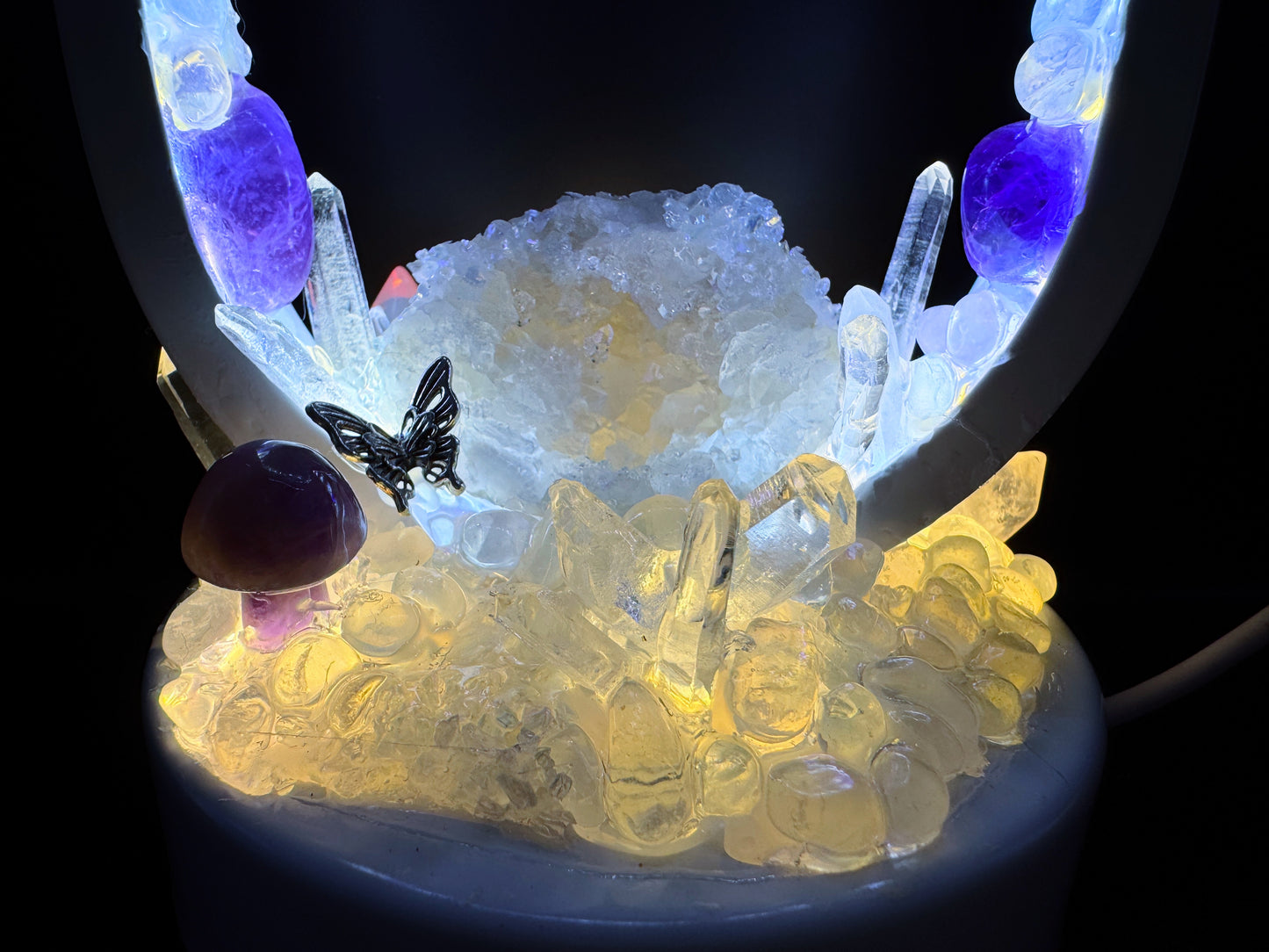 Aphrodite’s Gate Crystal Lamp.