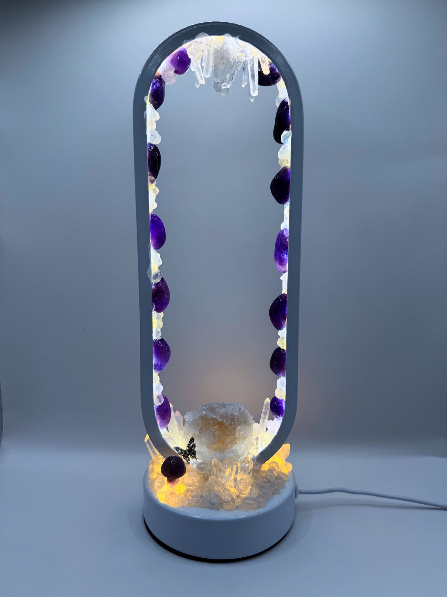 Aphrodite’s Gate Crystal Lamp.