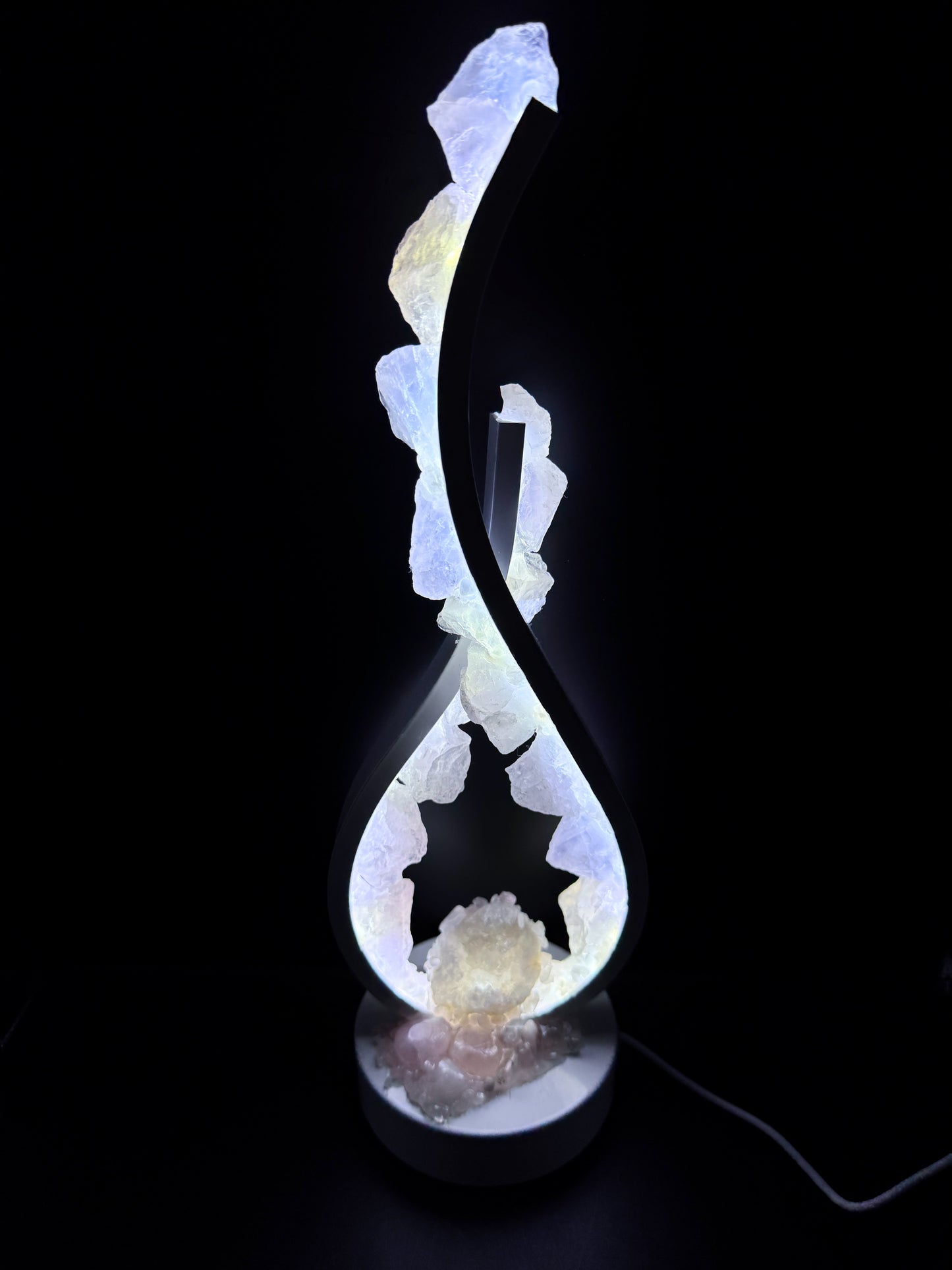 Crystal Glow Crystal Lamp.