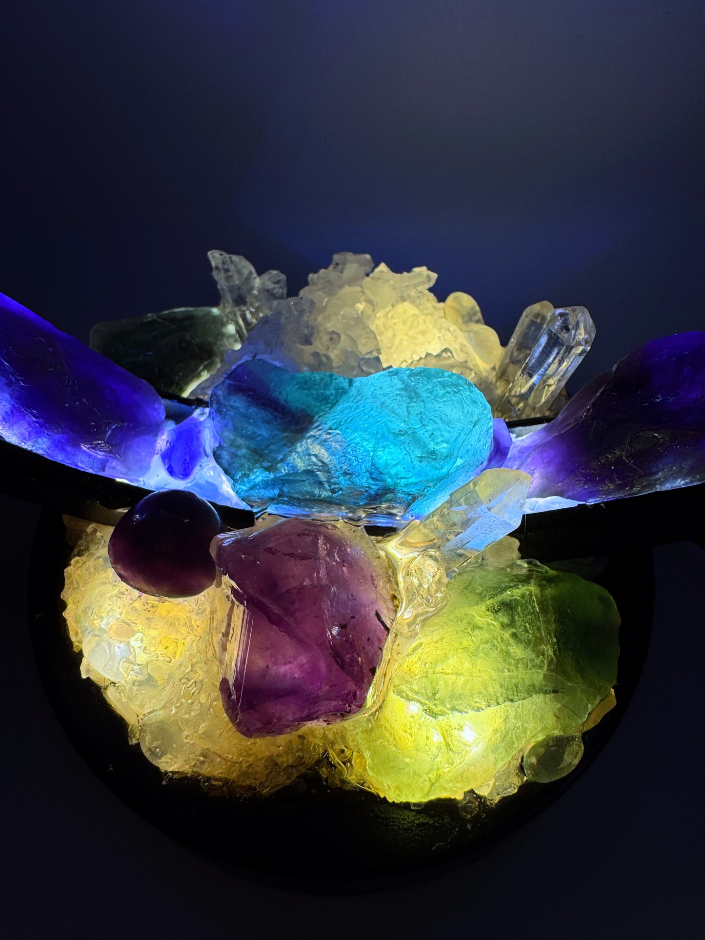Fairy Circle Crystal Lamp.