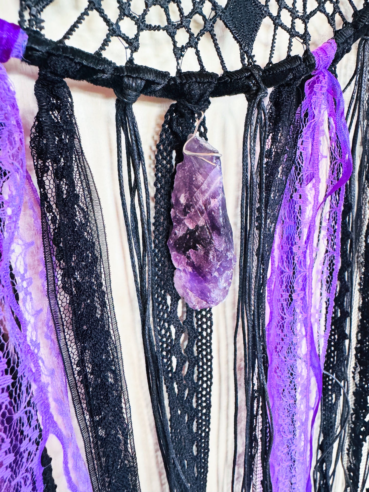 Large Black Dream Catcher.