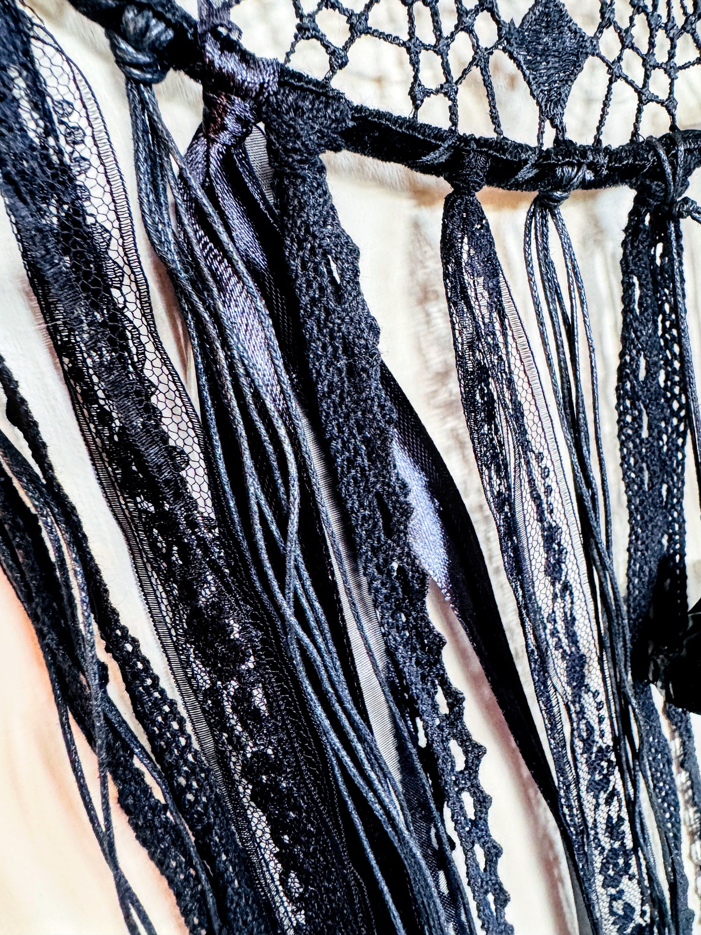 Large Black Dream Catcher.