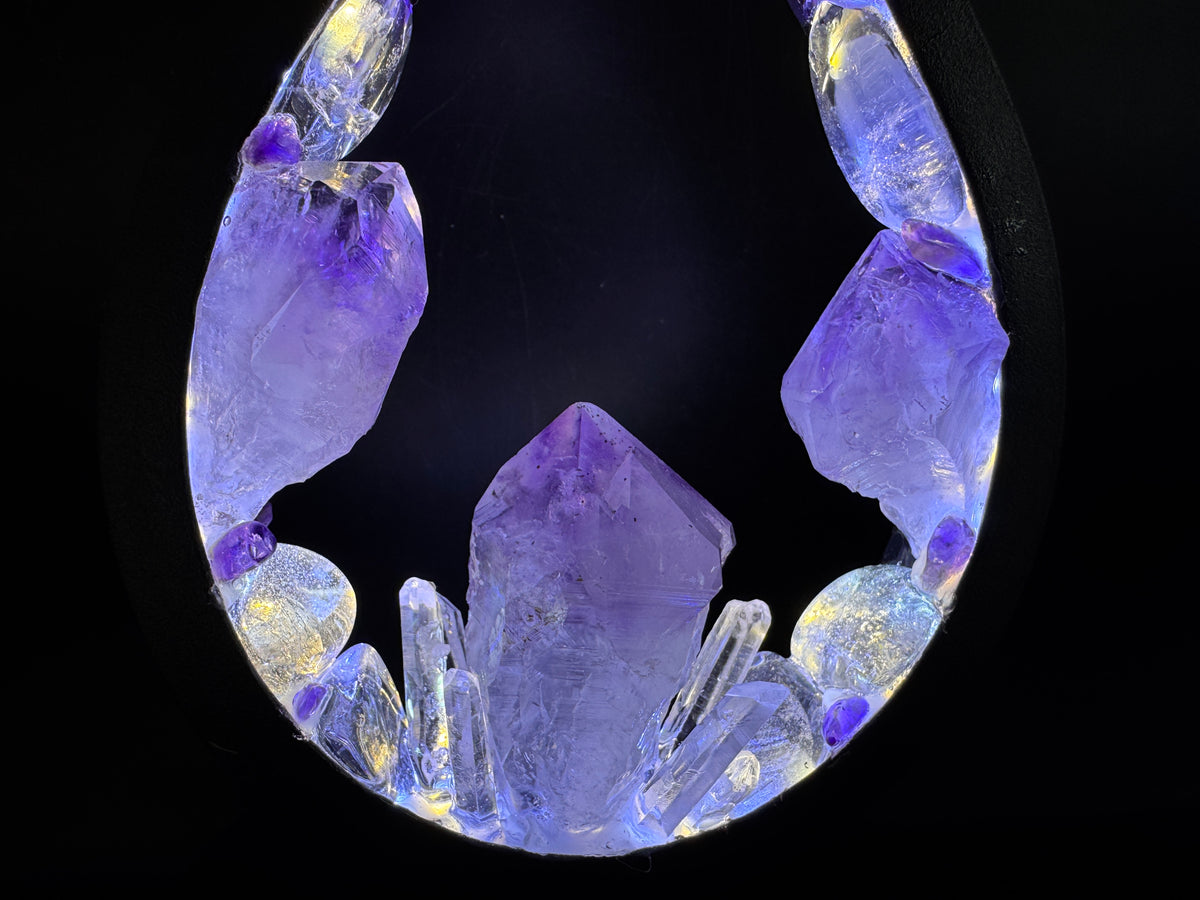 Flame Crystal Lamp “Eternal Flame”
