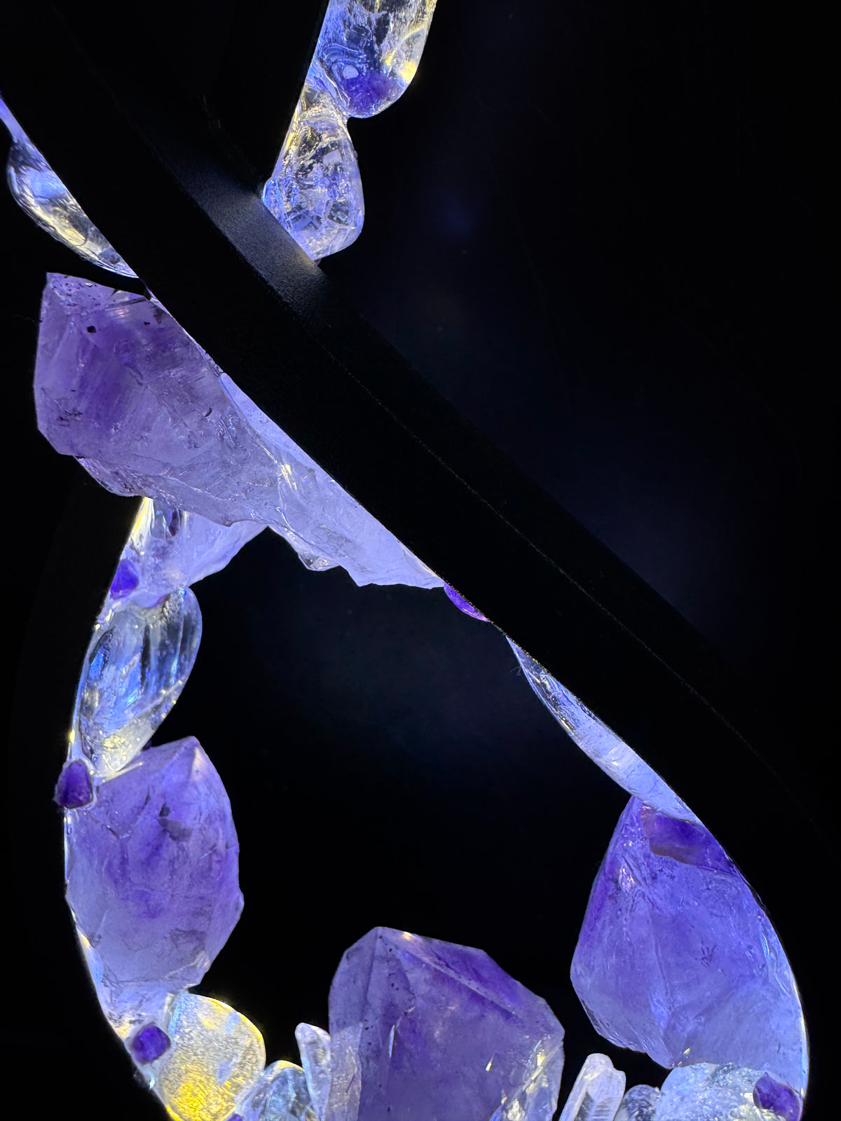 Flame Crystal Lamp “Eternal Flame”