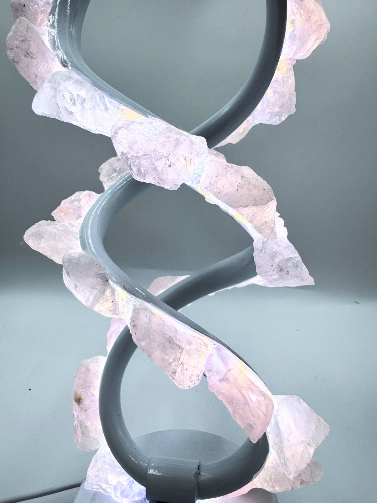 Rose Infinity Crystal Lamp