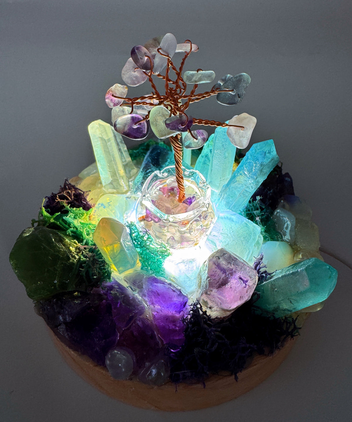 Fairy Light Garden Aqua